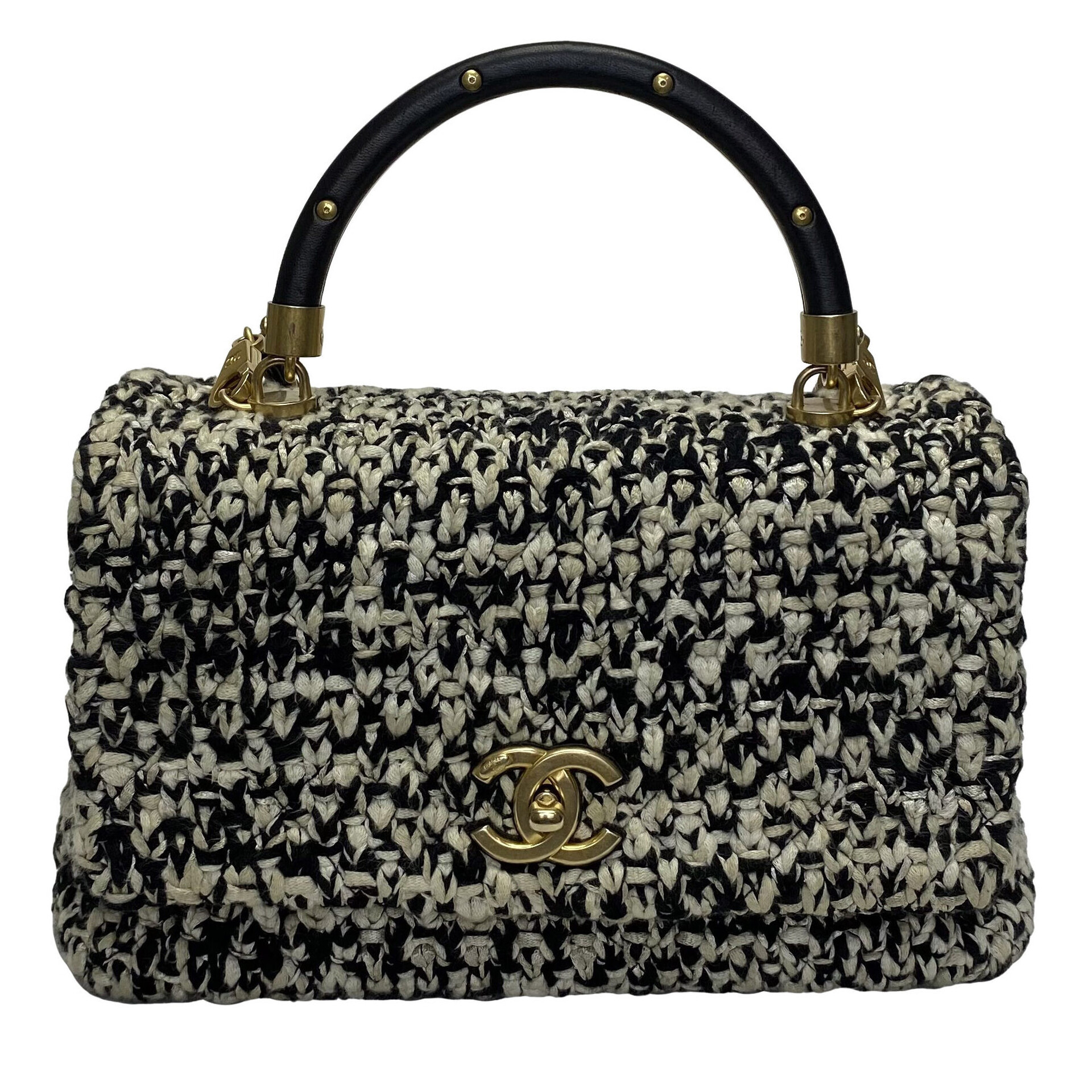 Bolsa Chanel Coco Handle Tweed