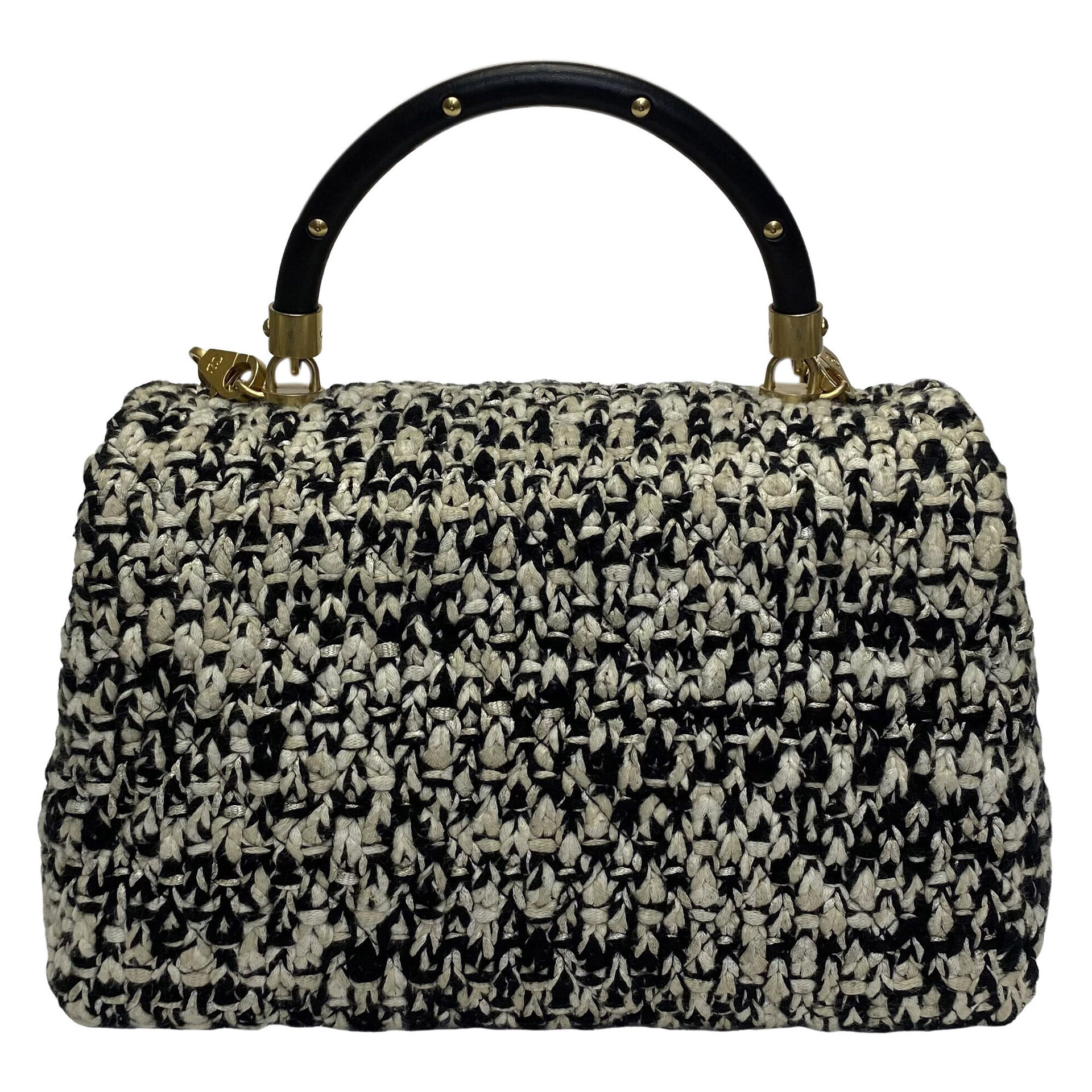 Bolsa Chanel Coco Handle Tweed