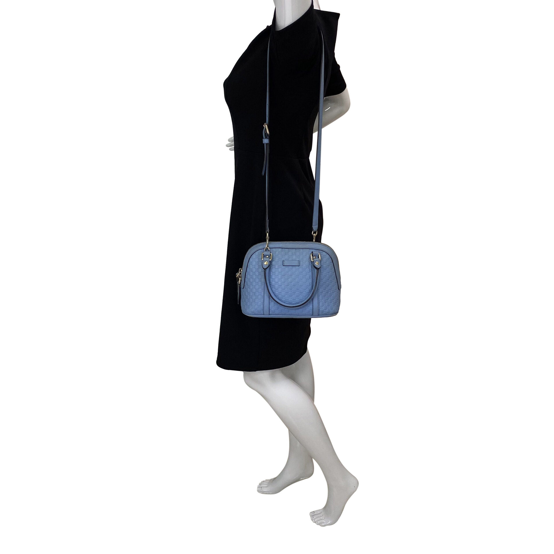 Bolsa Gucci Microguccissima Azul