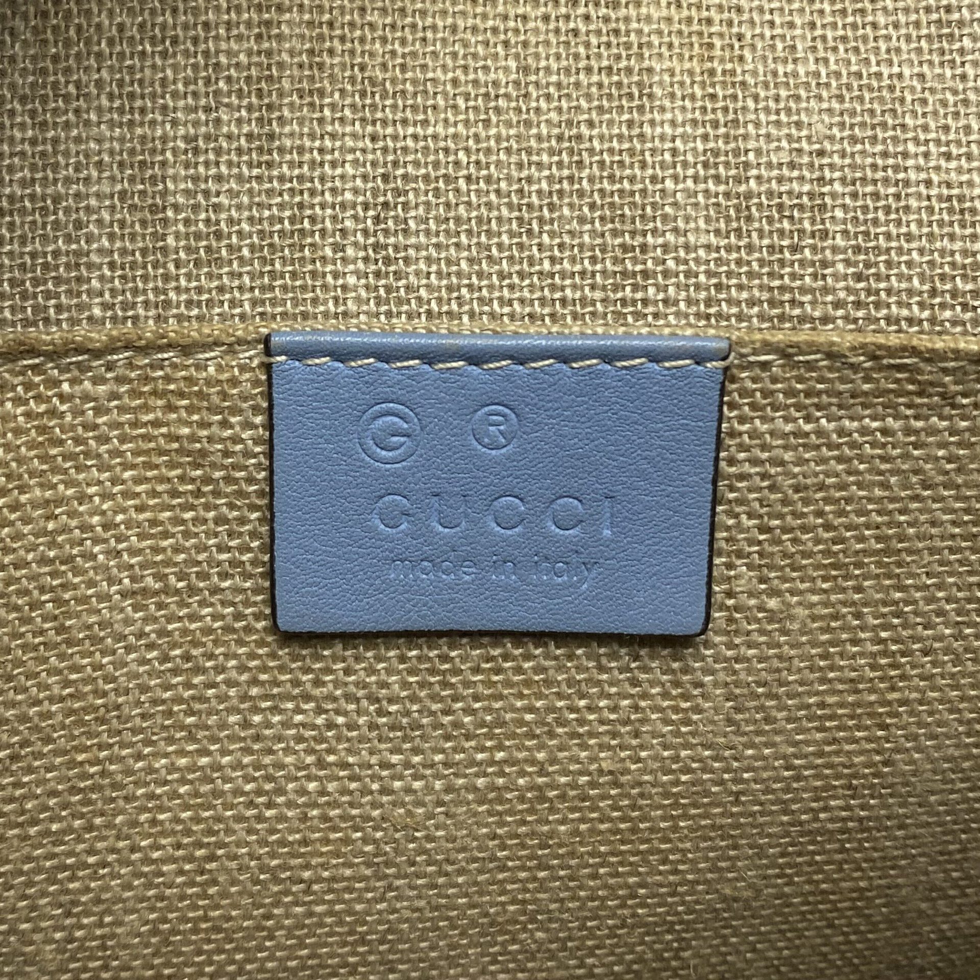 Bolsa Gucci Microguccissima Azul