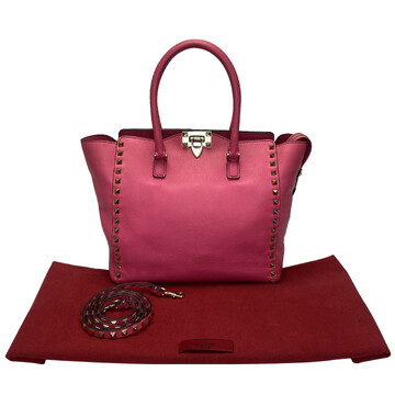 Bolsa Valentino Garavani Rockstud Double Handle Tote