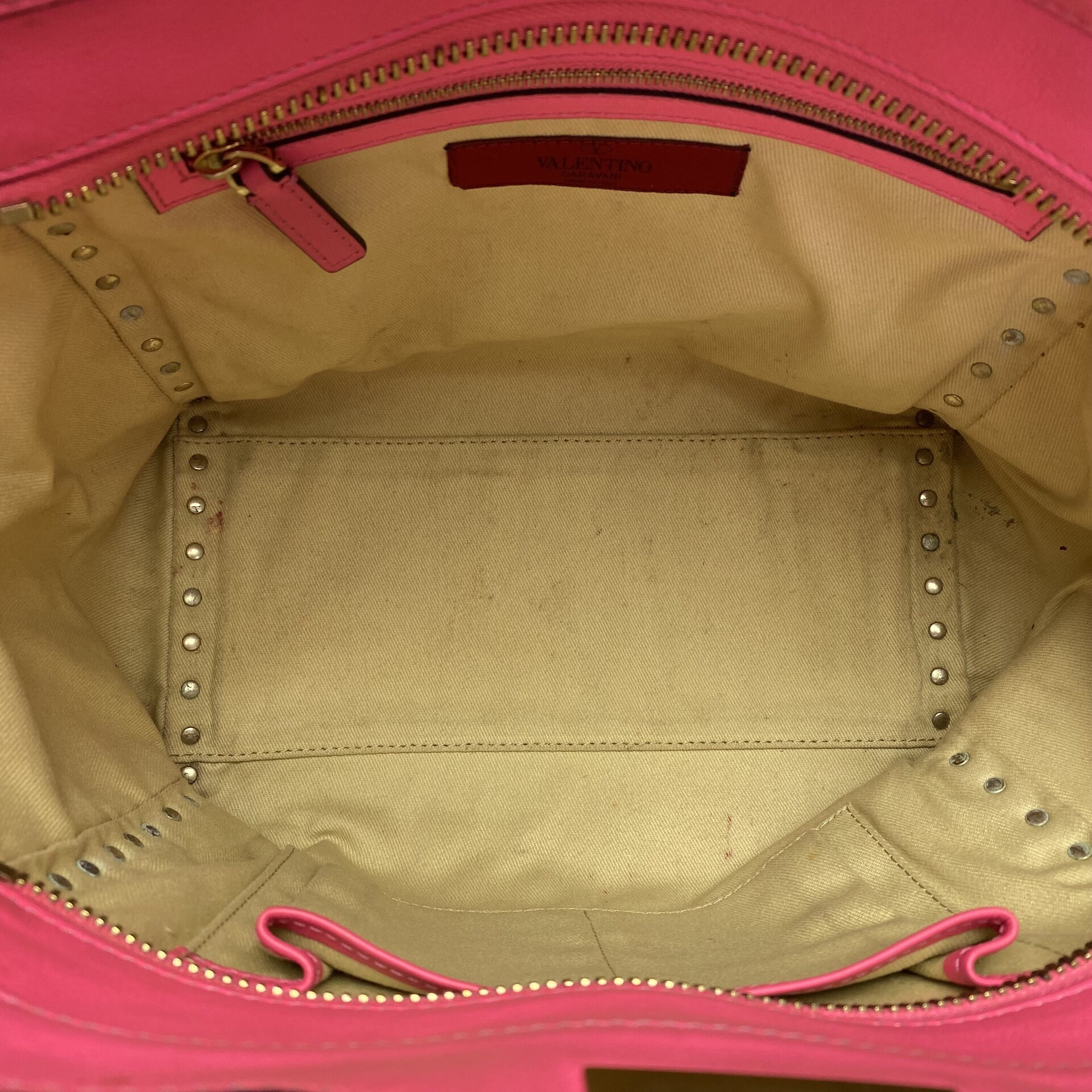 Bolsa Valentino Garavani Rockstud Double Handle Tote