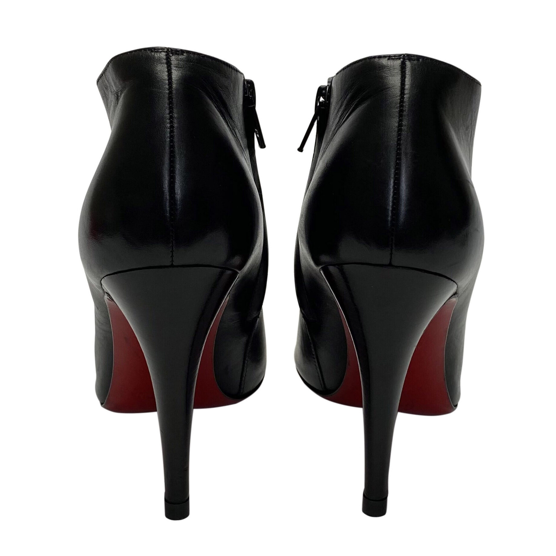 Bota Christian Louboutin Couro Preta