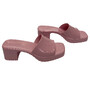Sandália Gucci Rubber Slides Rosa