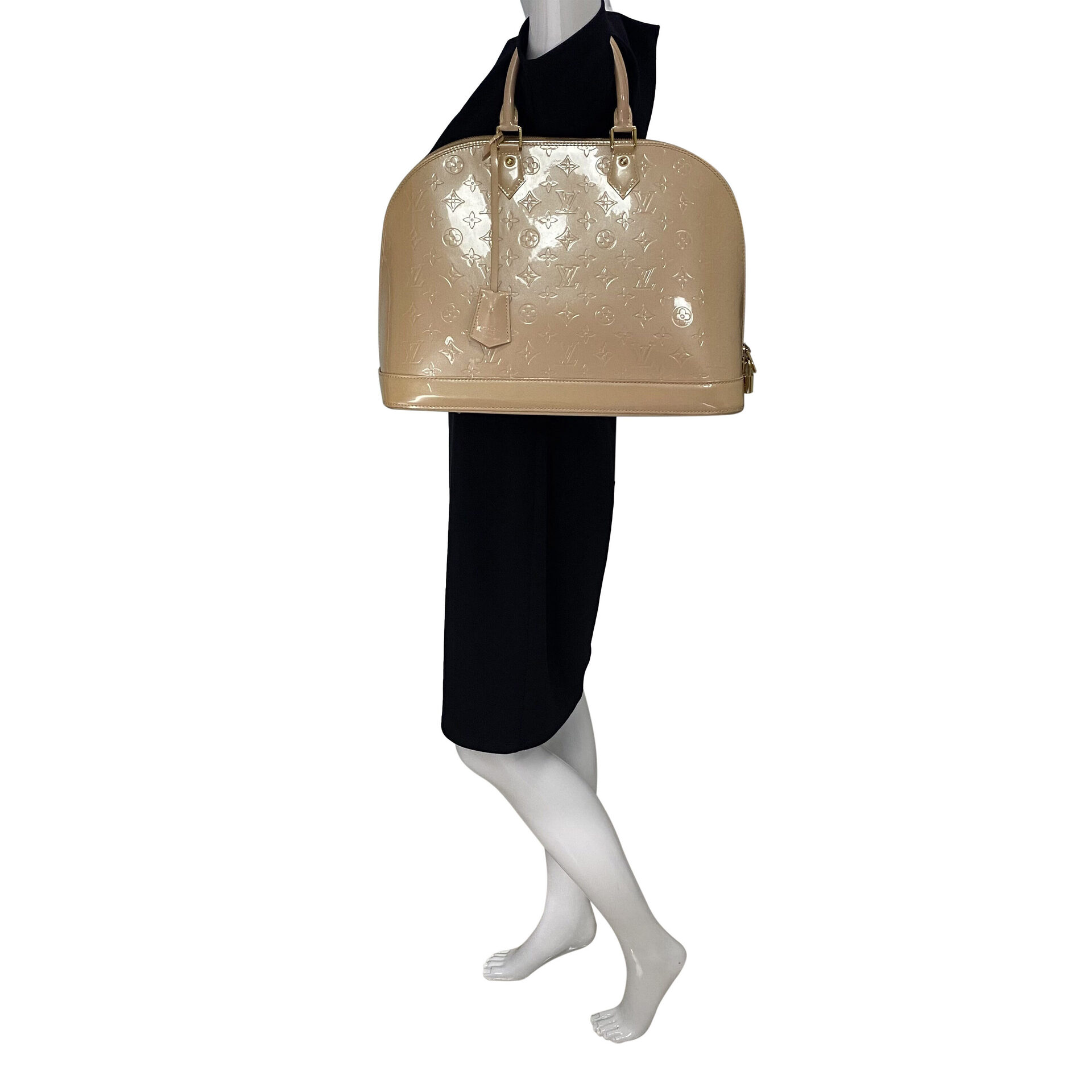 Bolsa Louis Vuitton Alma GM Verniz