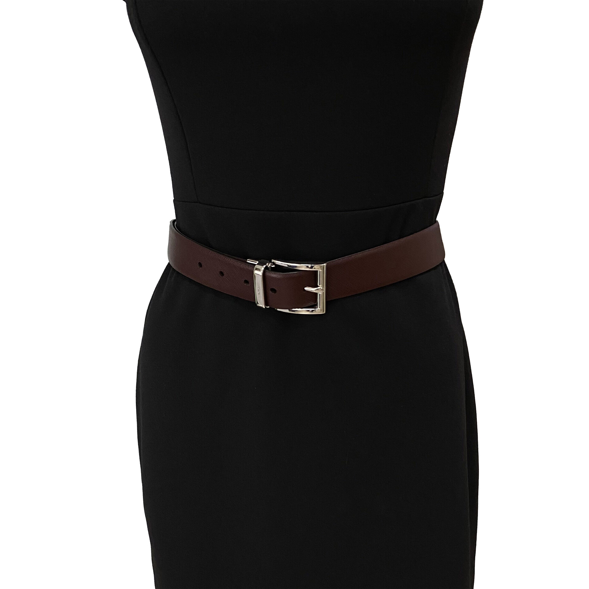 Cinto Prada Couro Dupla Face