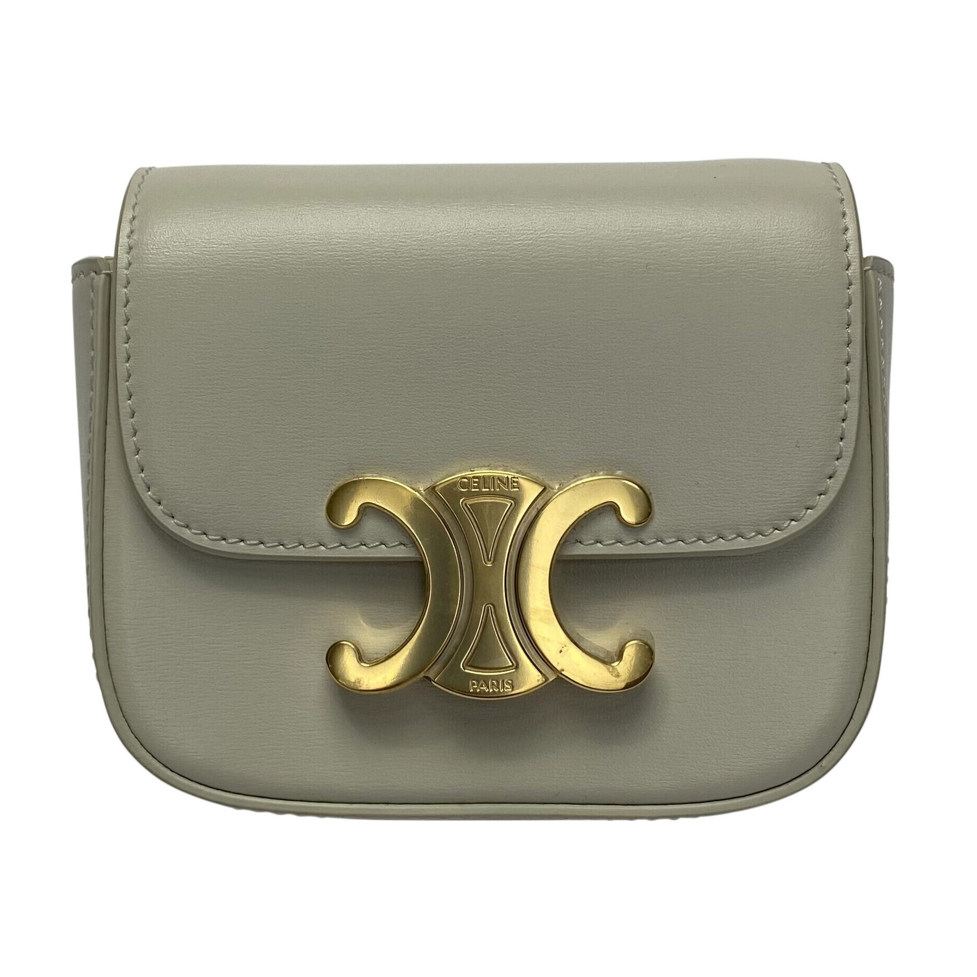 Bolsa Celine Claude Mini Off White