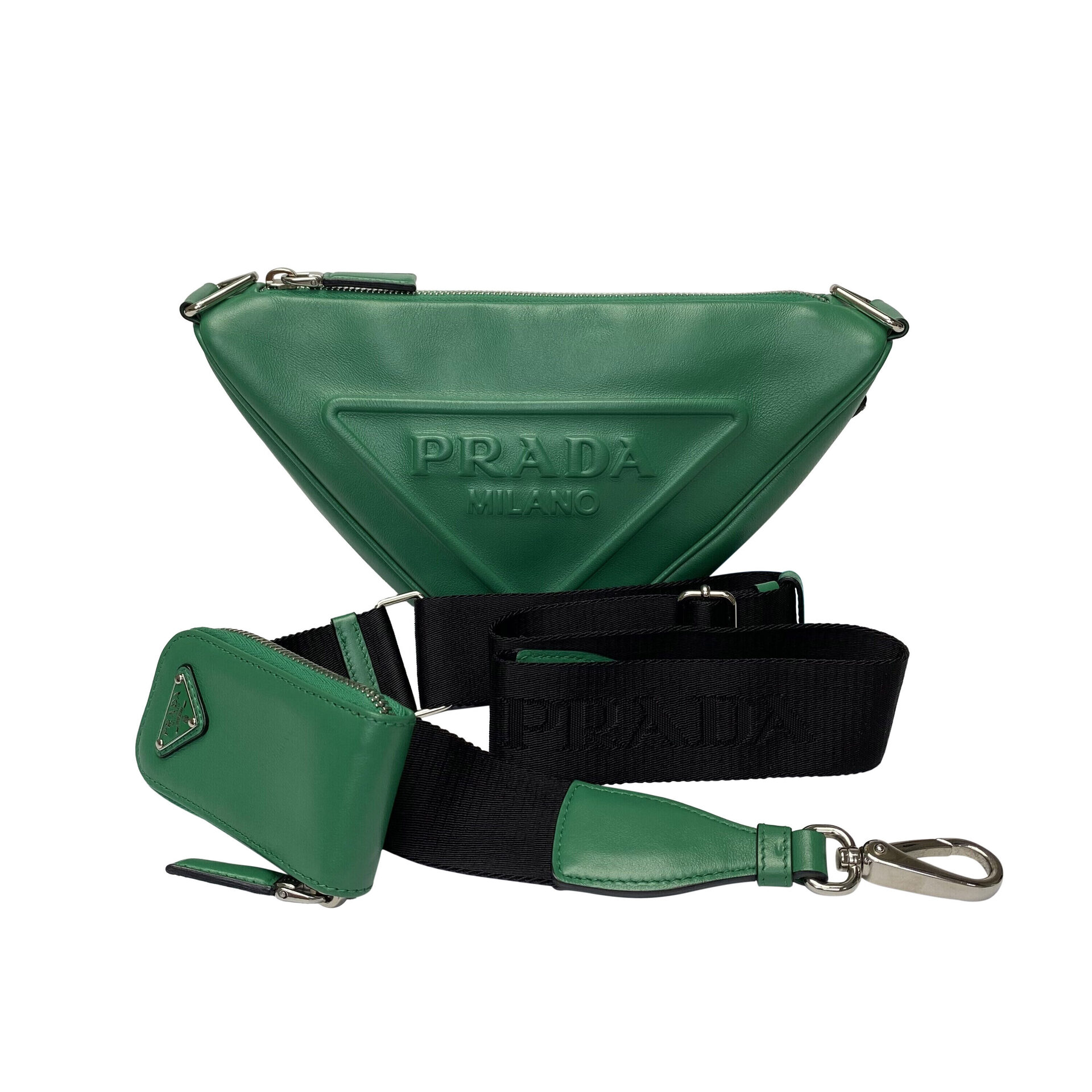 Bolsa Prada Triangle Verde