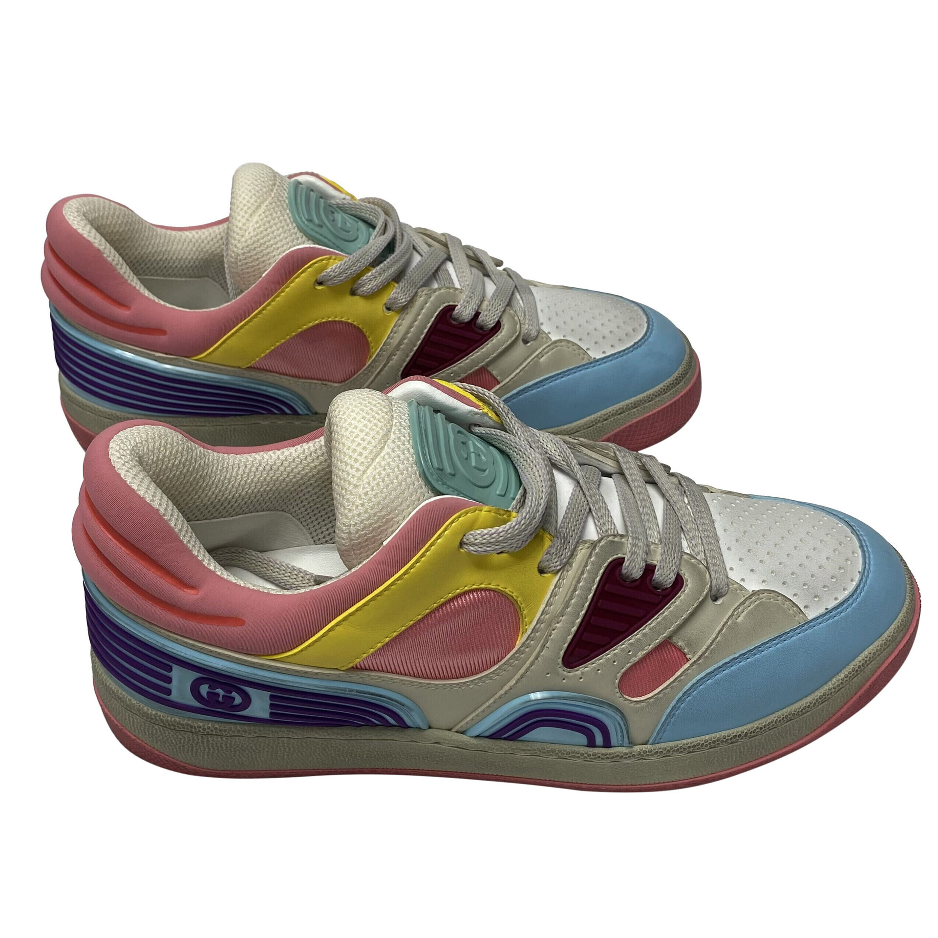 Tênis Gucci Basket Multicolor