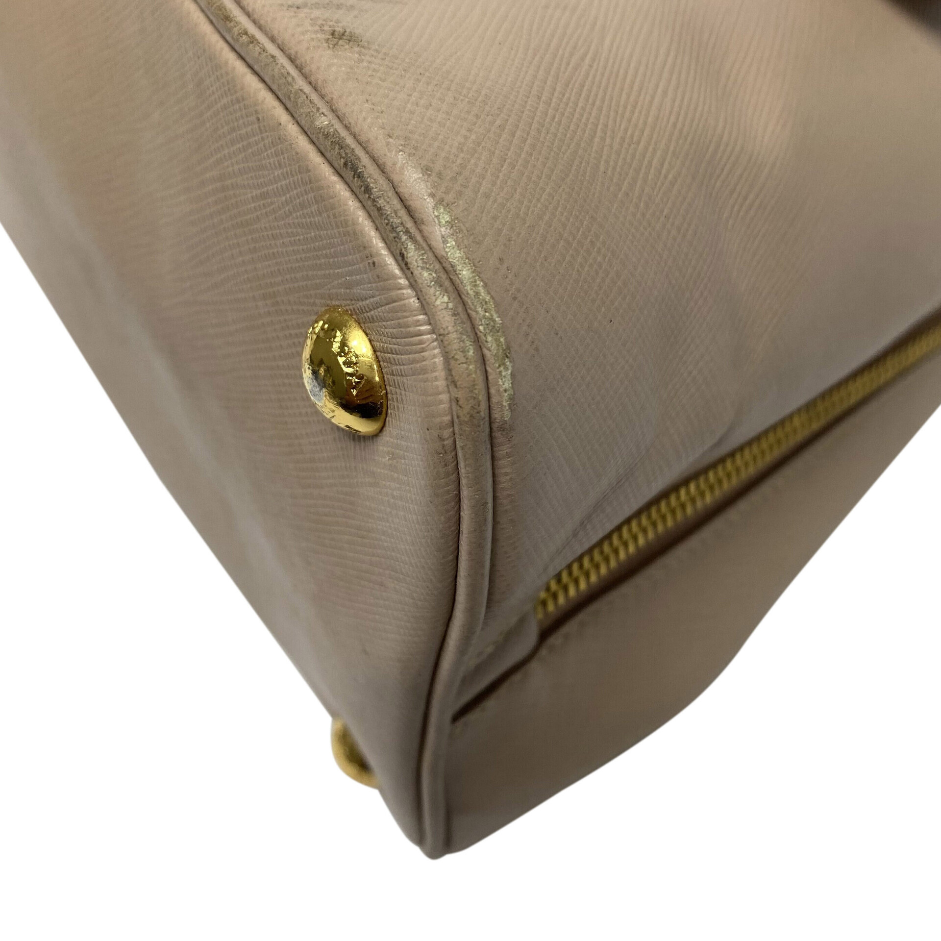 Bolsa Prada Tote Couro Saffiano Bege