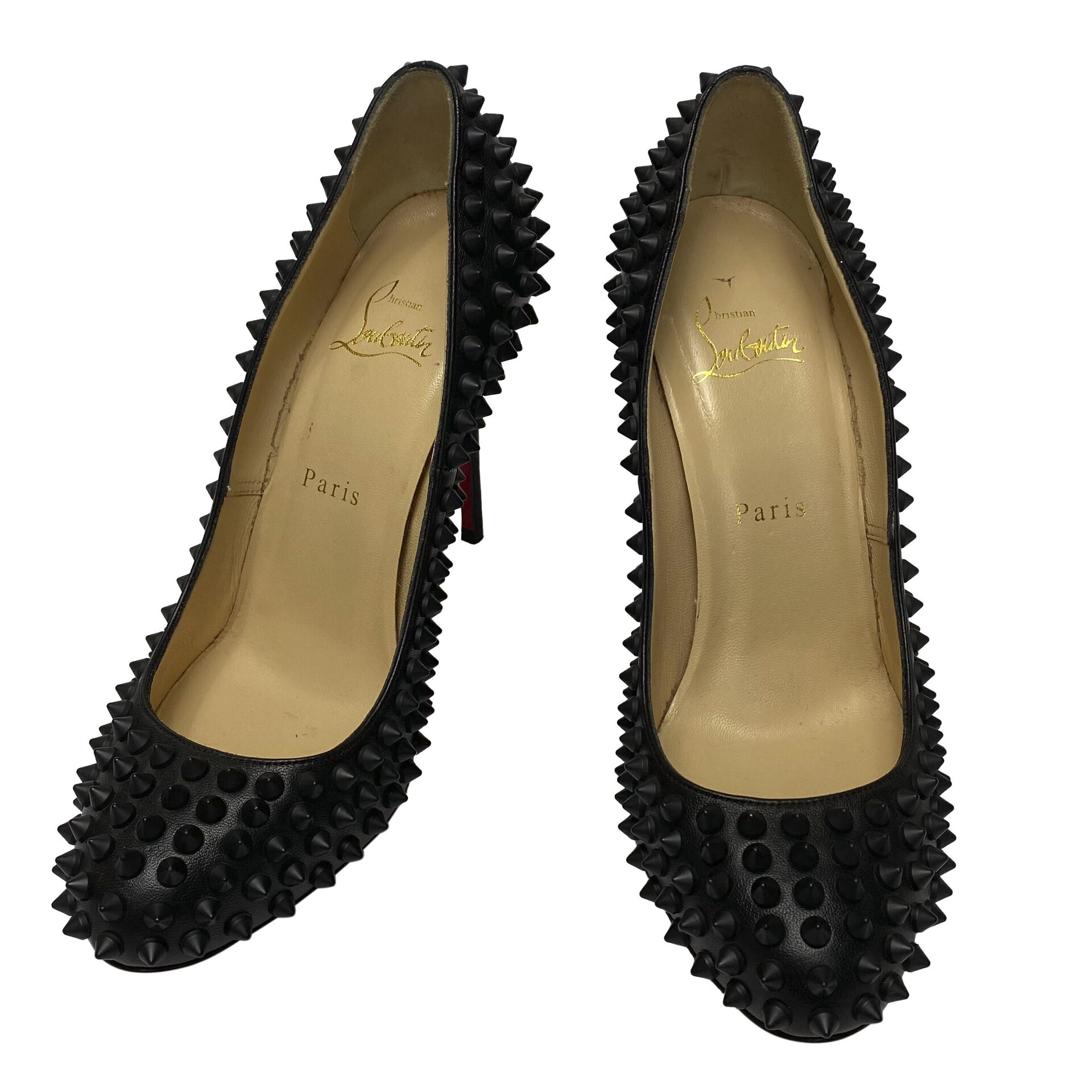 Scarpin Christian Louboutin Preto Spikes