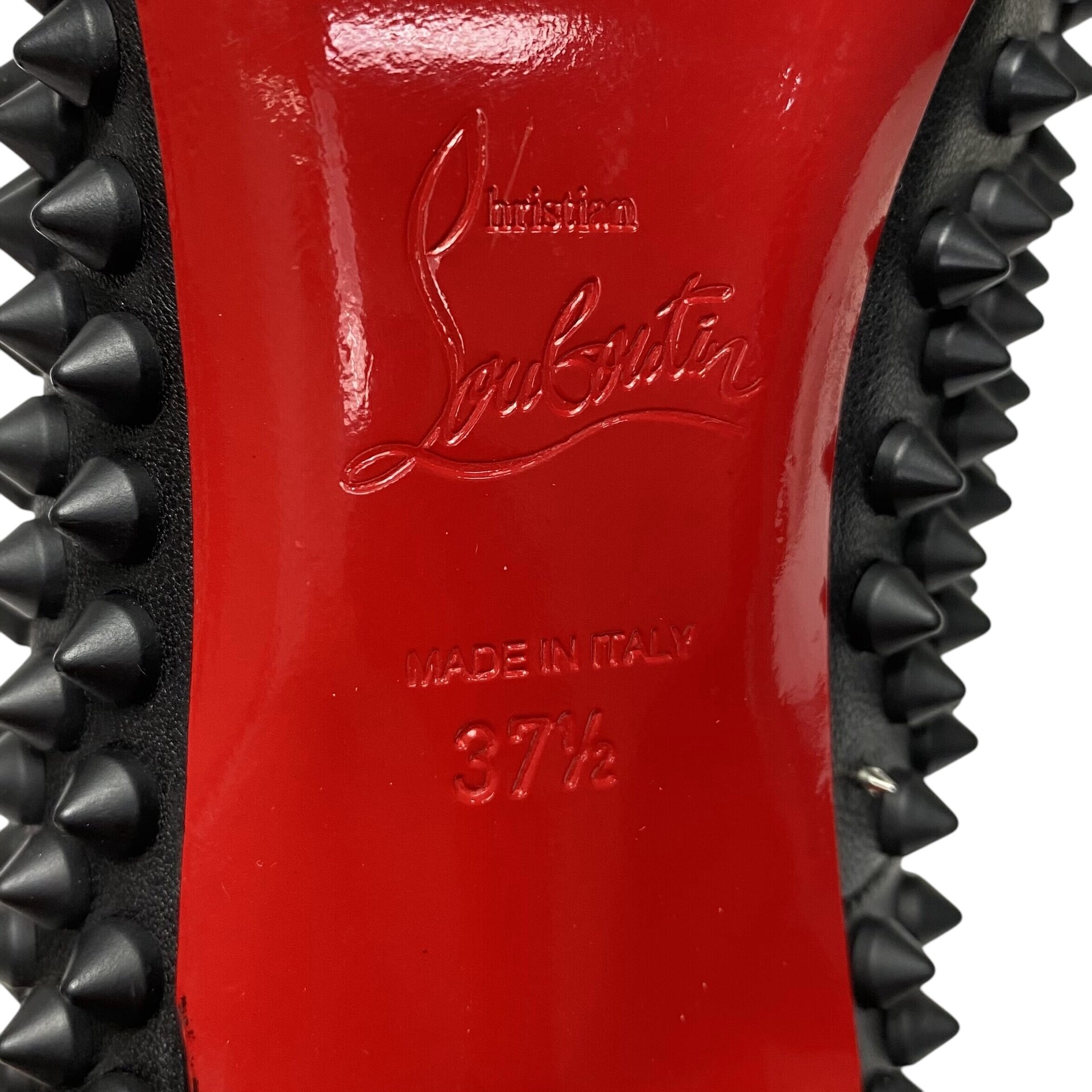 Scarpin Christian Louboutin Preto Spikes