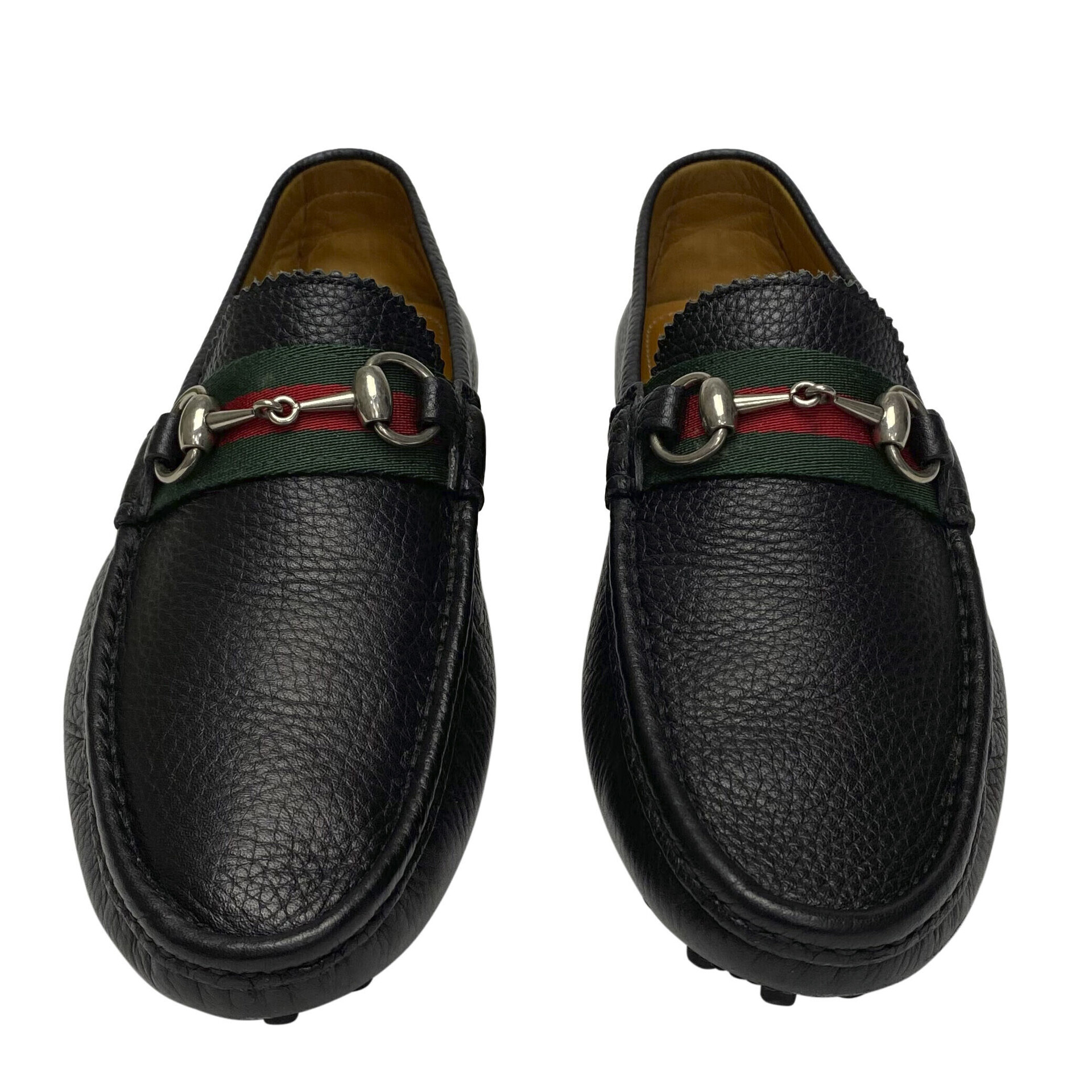 Mocassim Gucci Preto com Faixa Web