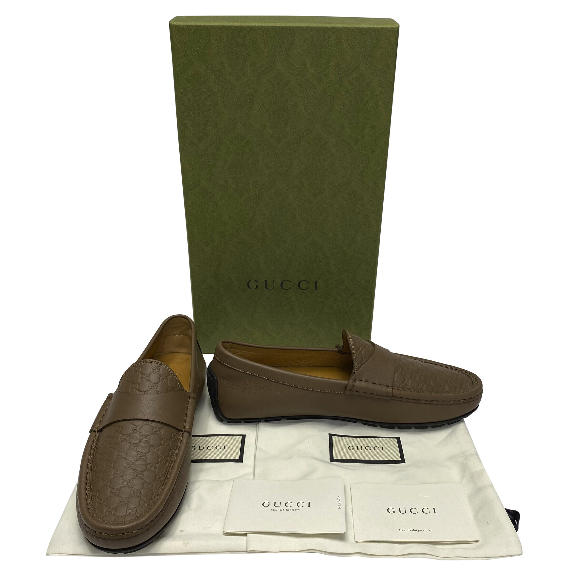 Mocassim Gucci Couro Marrom