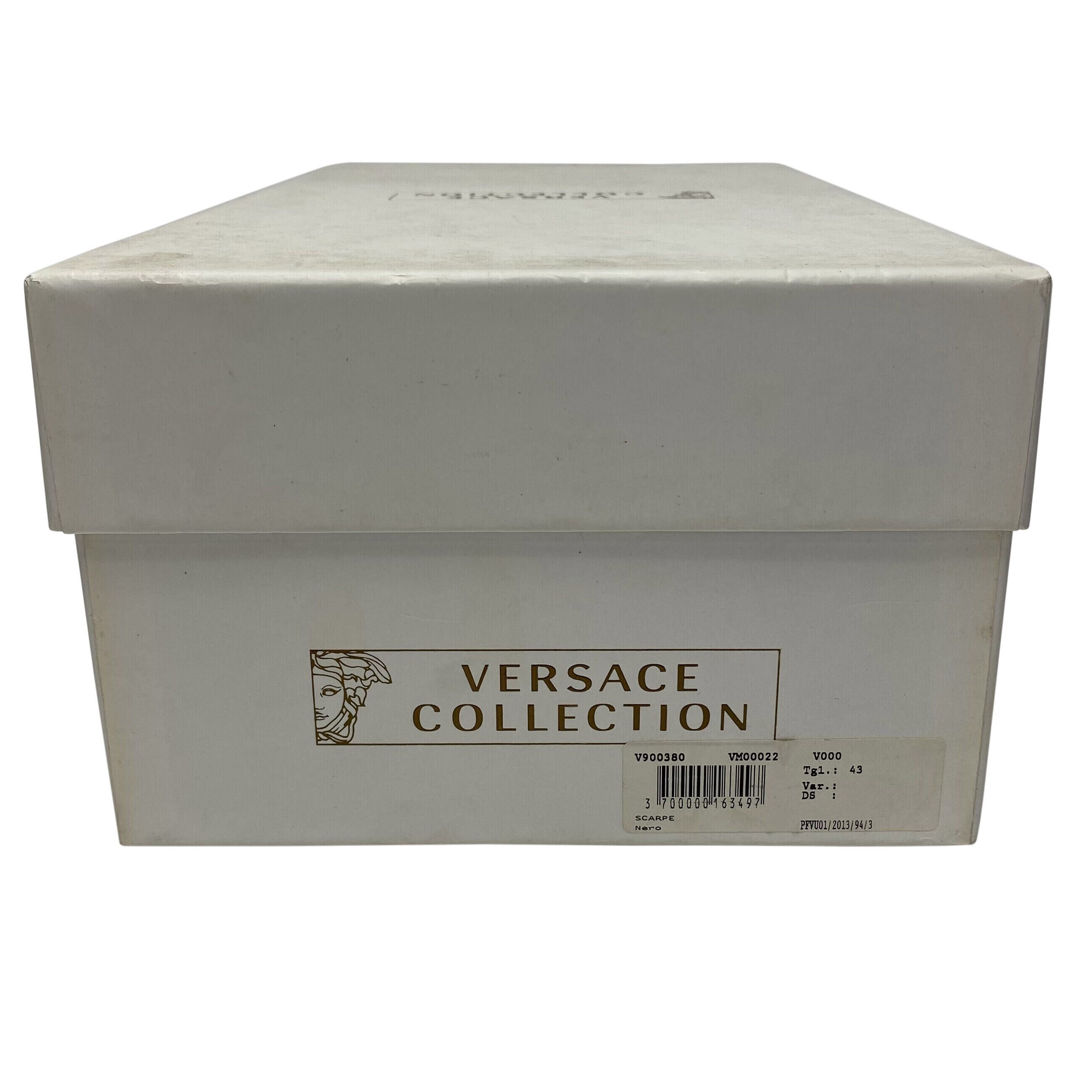 Tênis Versace Couro Preto