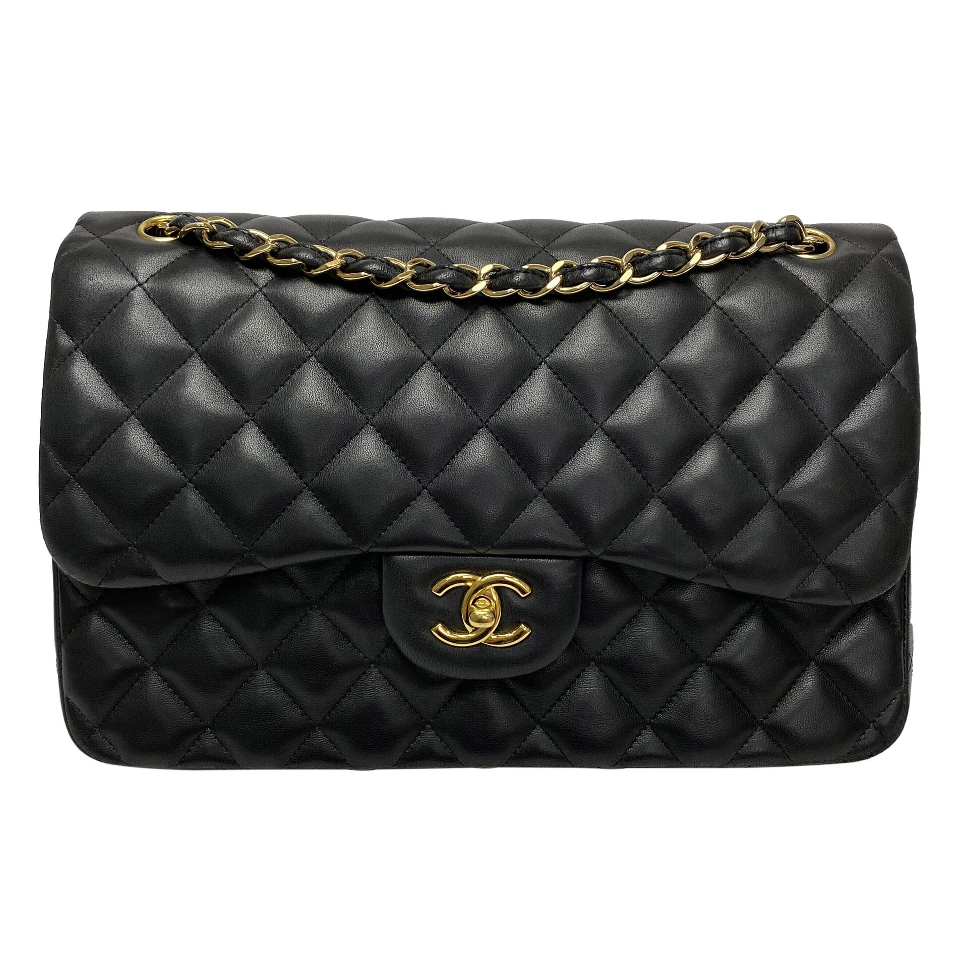 Bolsa Chanel Double Flap Jumbo Lambskin