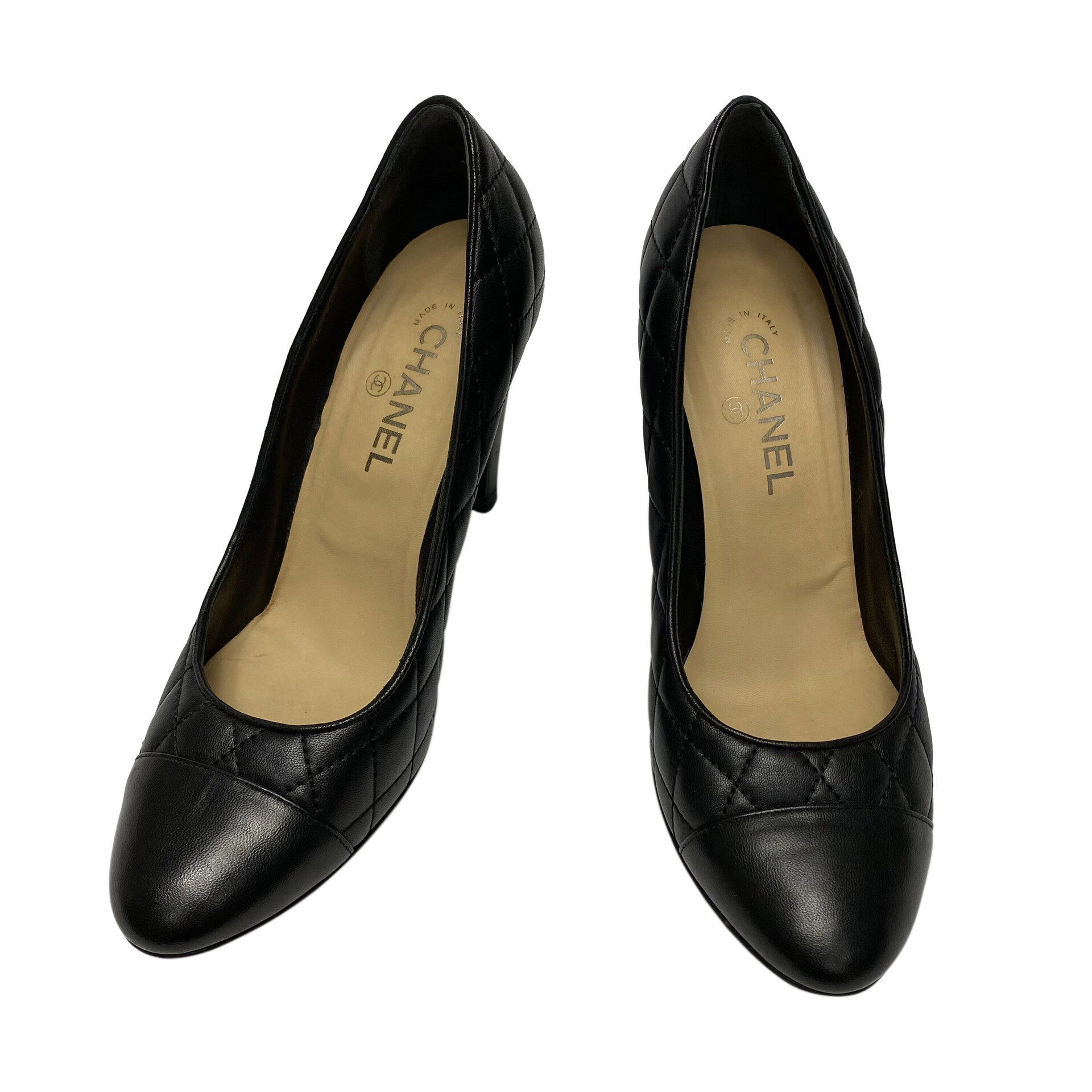 Sapato Chanel Matelassê Preto