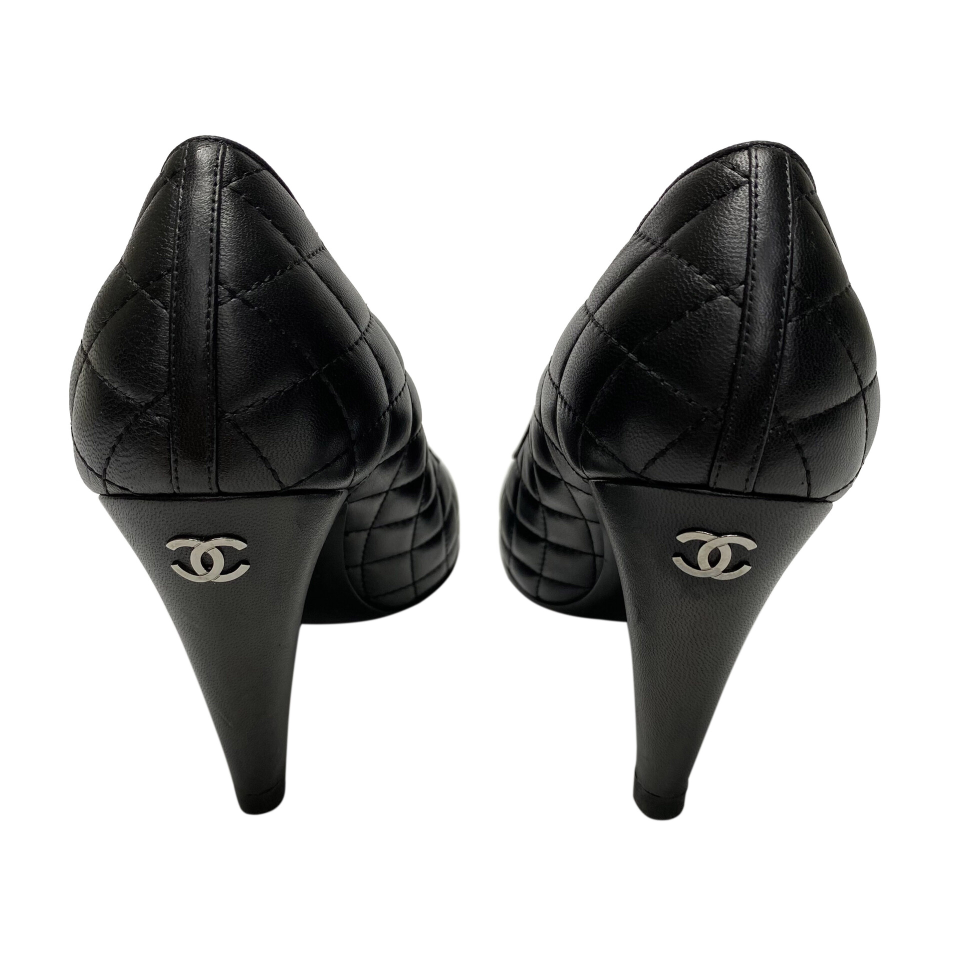 Sapato Chanel Matelassê Preto