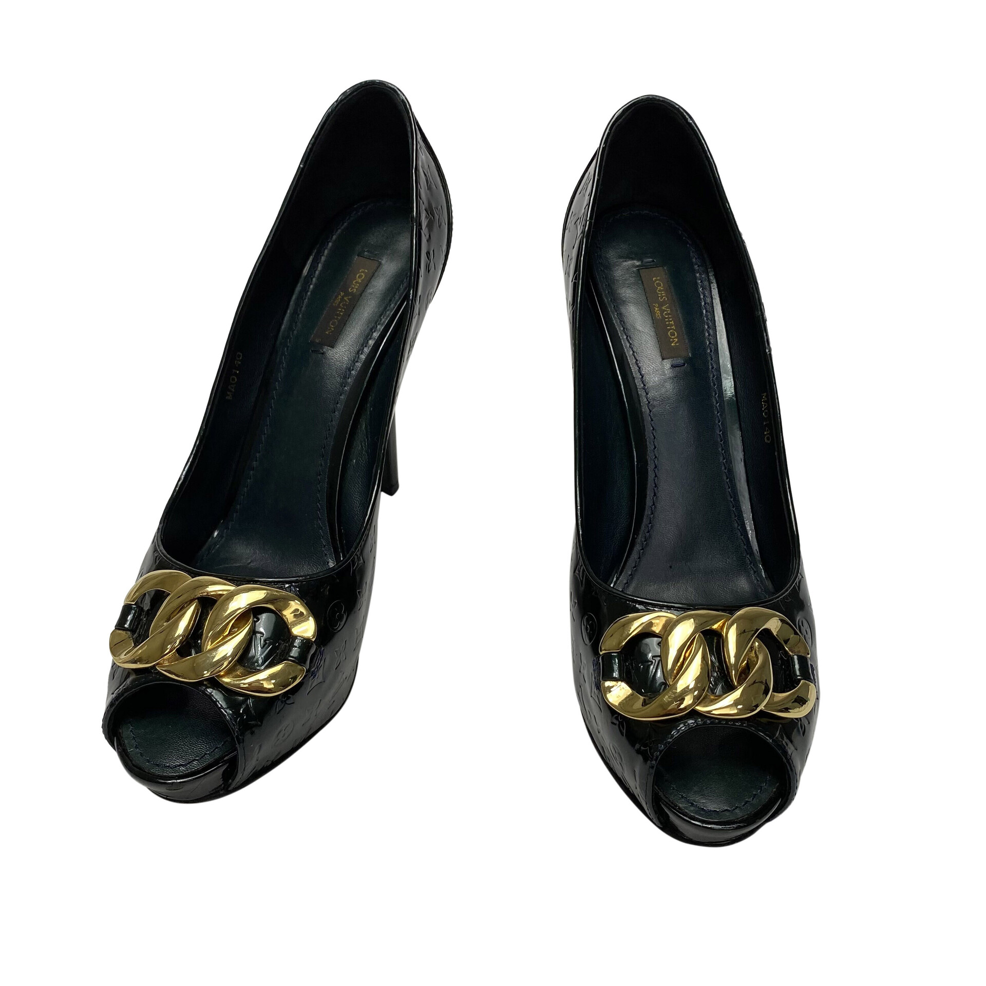 Peep Toe  Louis Vuitton Verniz Verde