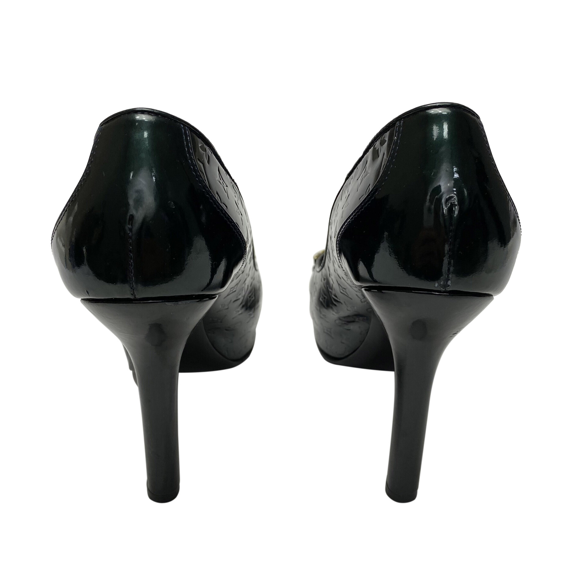 Peep Toe  Louis Vuitton Verniz Verde