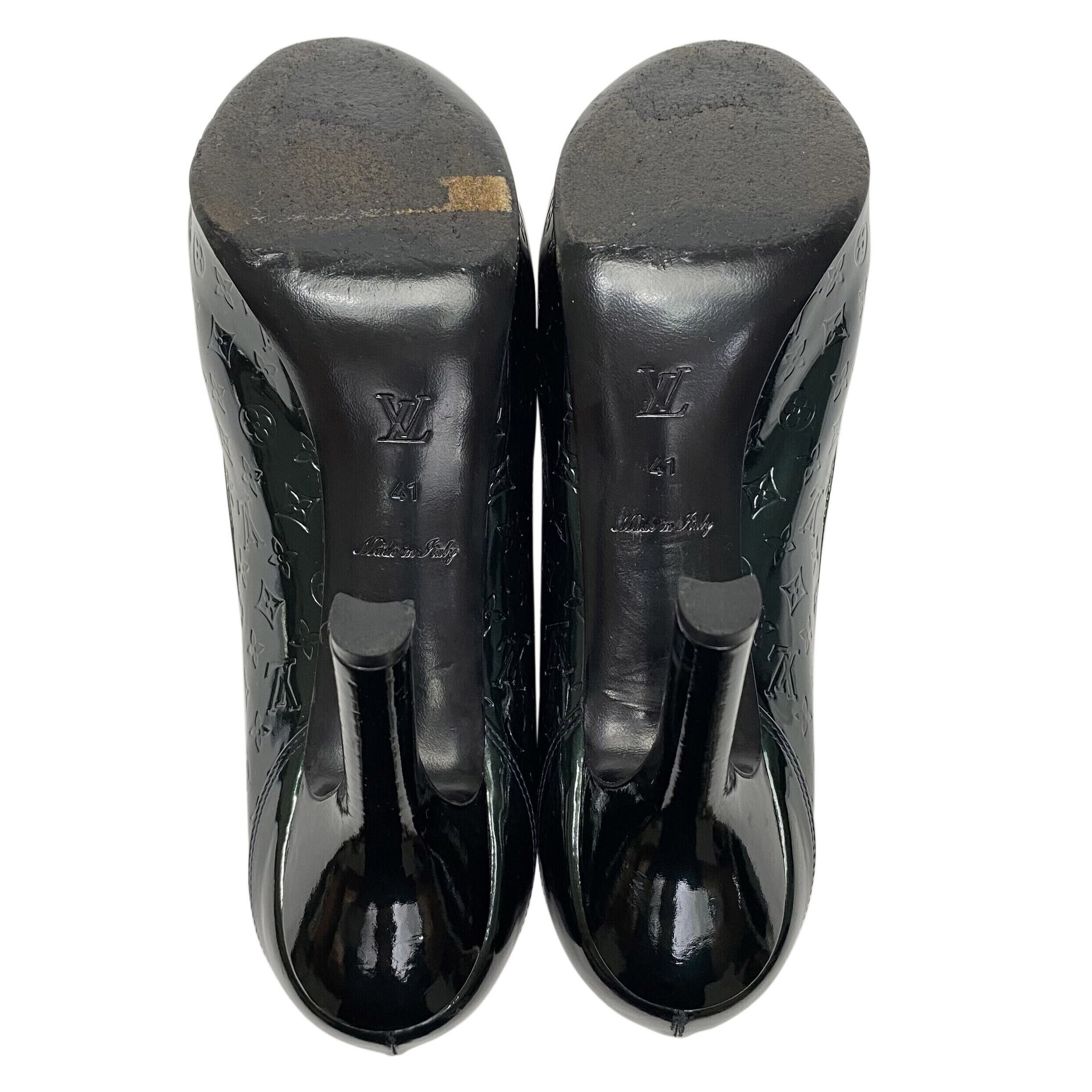 Peep Toe  Louis Vuitton Verniz Verde