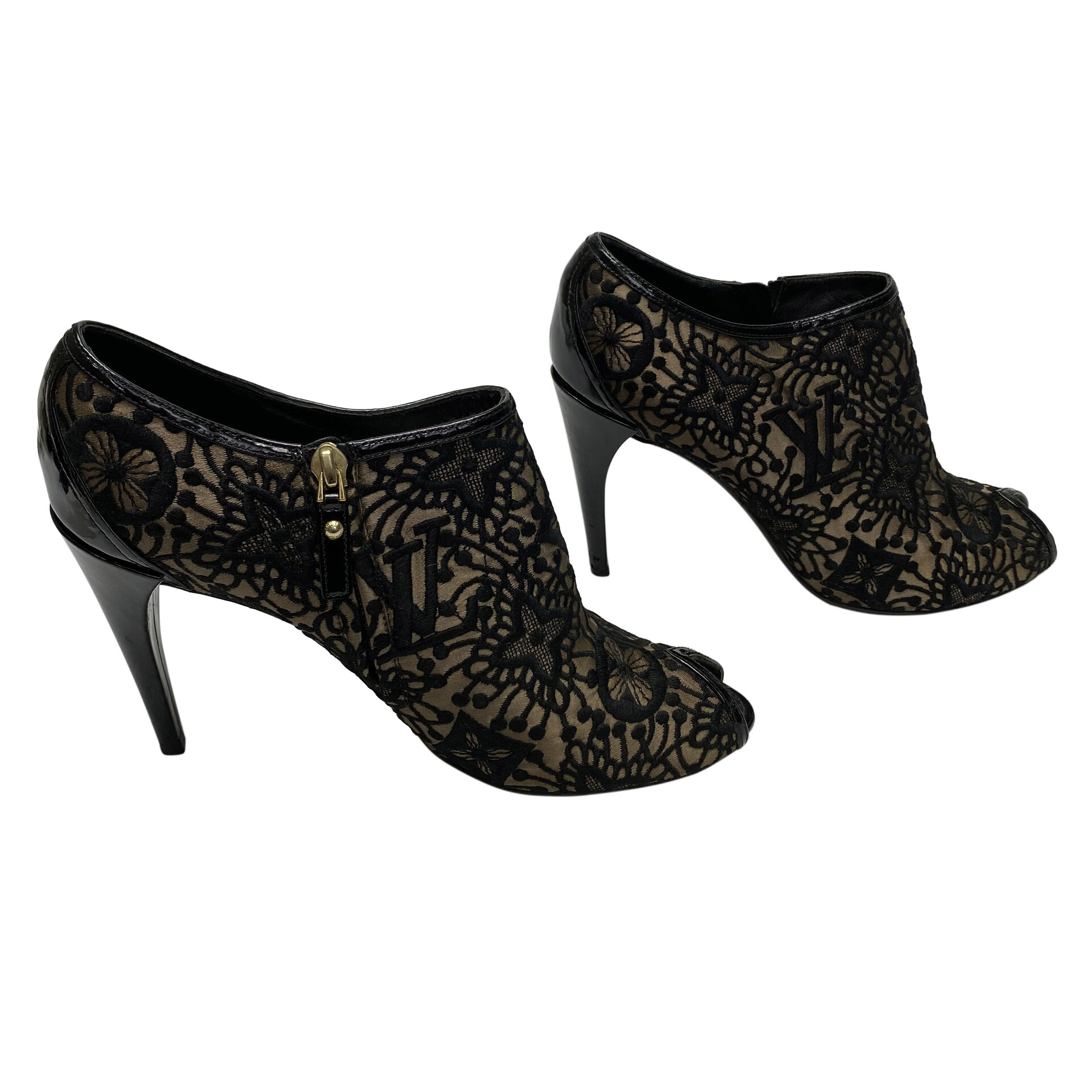 Ankle Boot Louis Vuitton Bordada