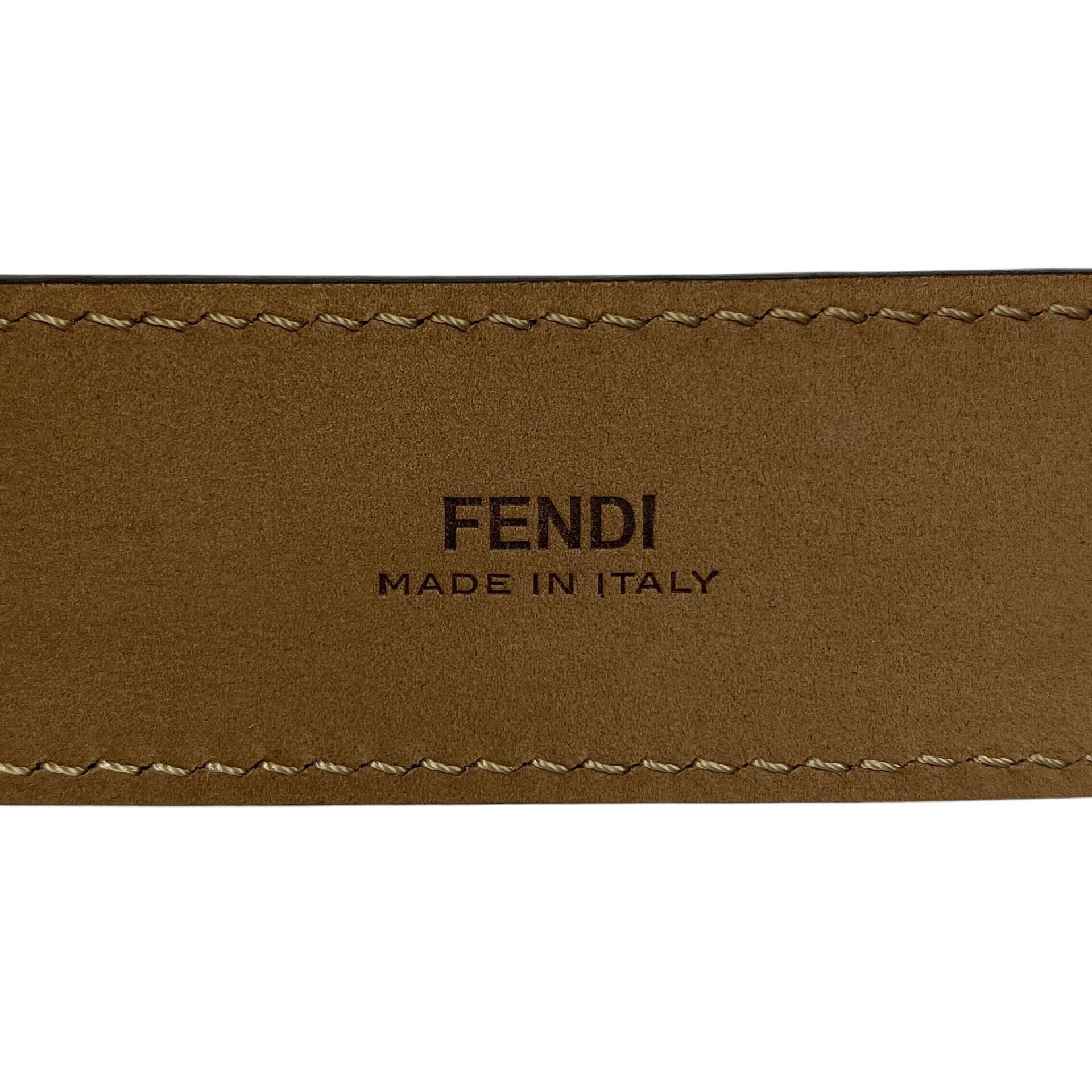 Cinto Fendi Couro Preto