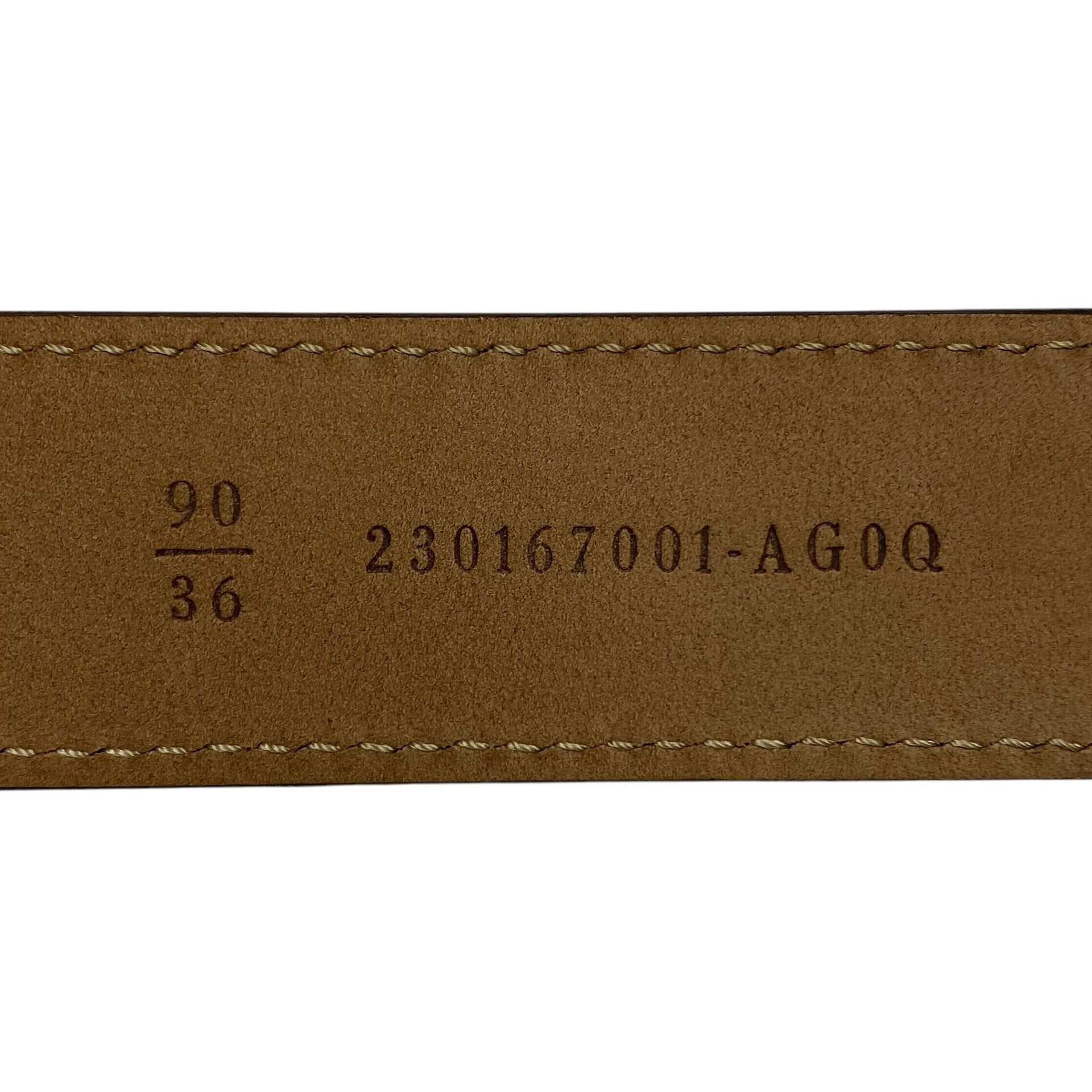 Cinto Fendi Couro Preto