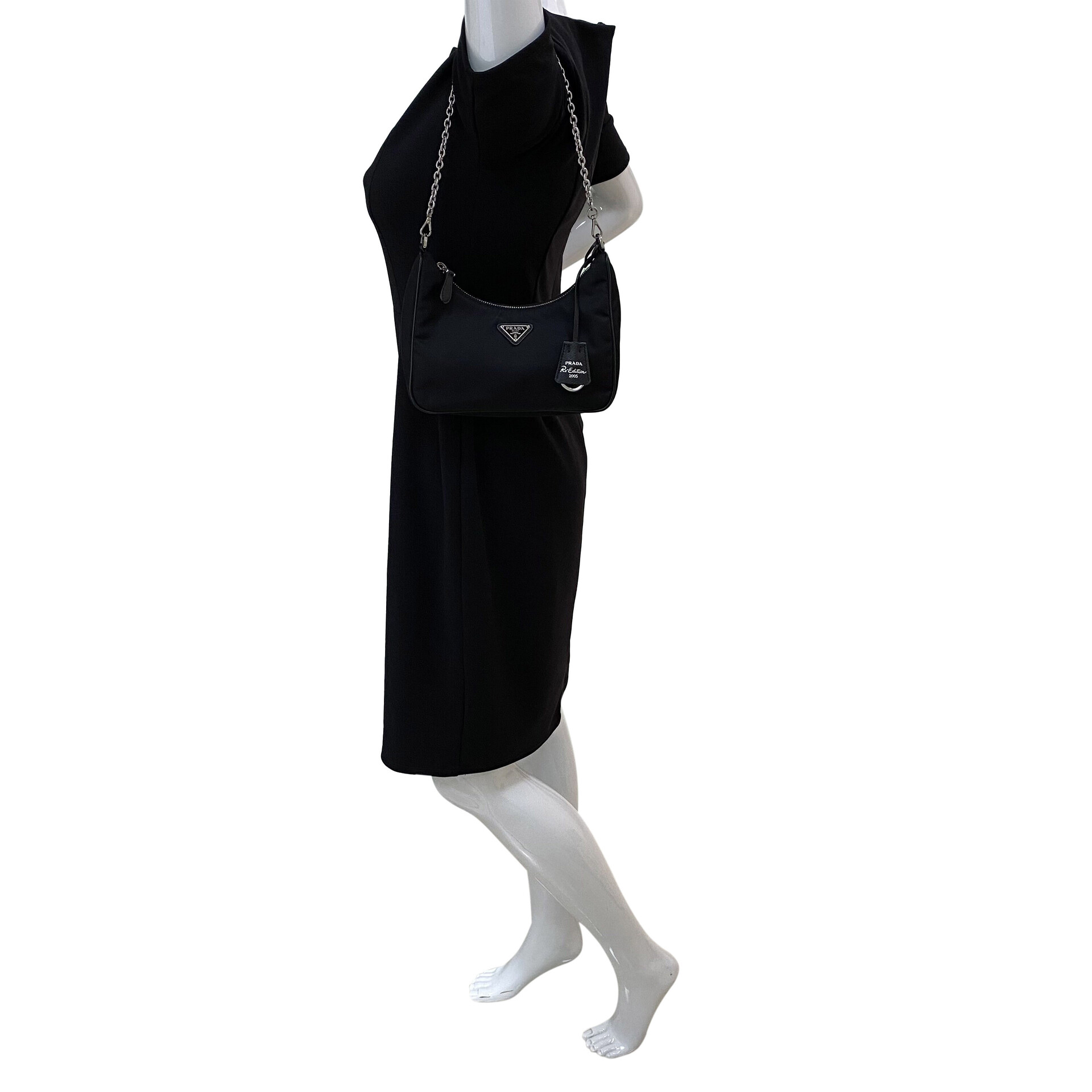 Bolsa Prada Re-Edition 2005 Preta