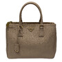 Bolsa Prada Galleria Couro Saffiano Nude