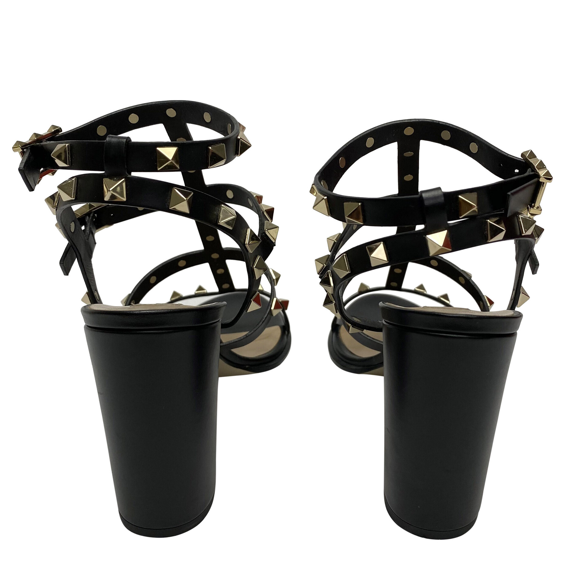 Sandália Valentino Garavani Rockstuds Preta