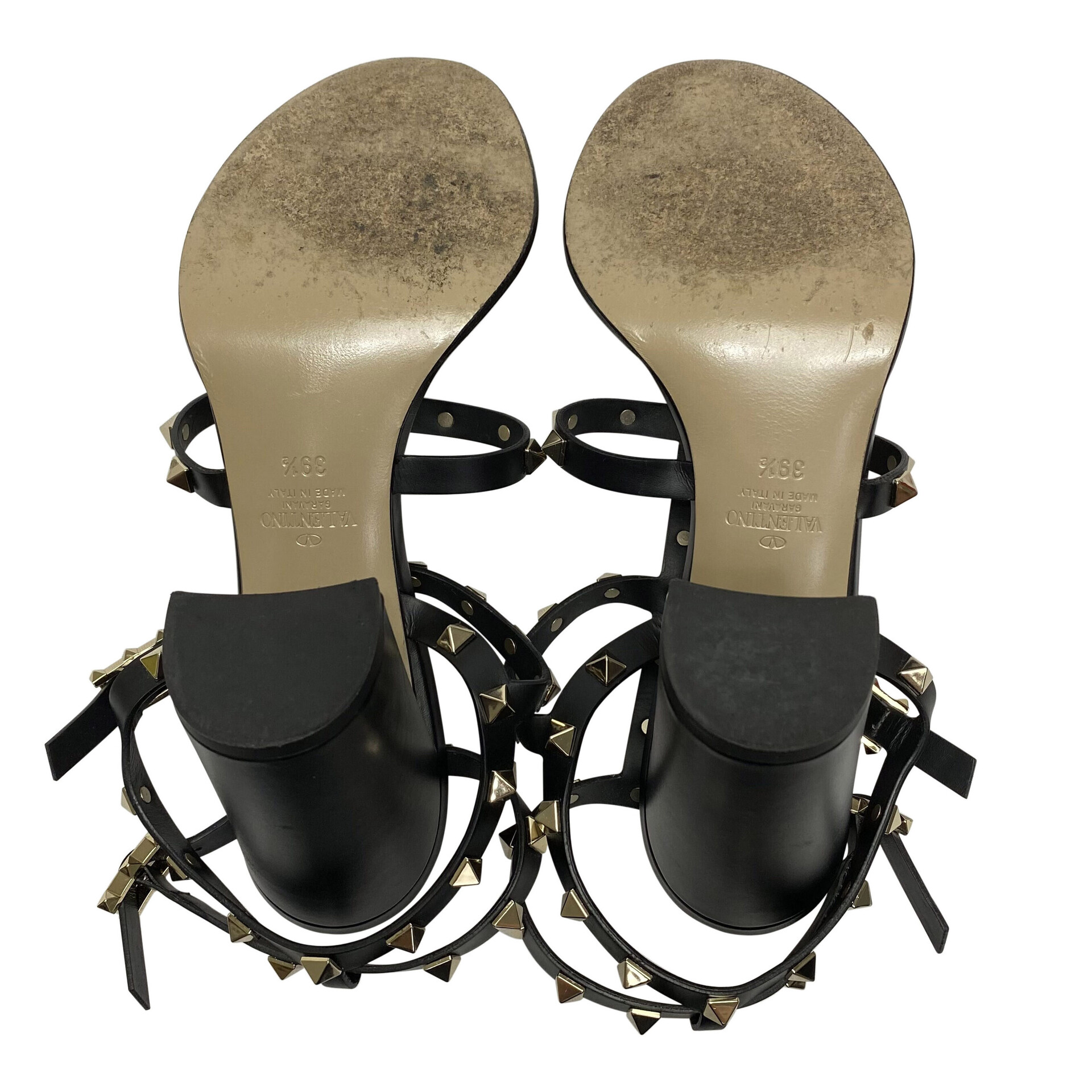 Sandália Valentino Garavani Rockstuds Preta