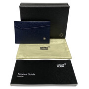 Porta-Cartões Montblanc Azul Marinho