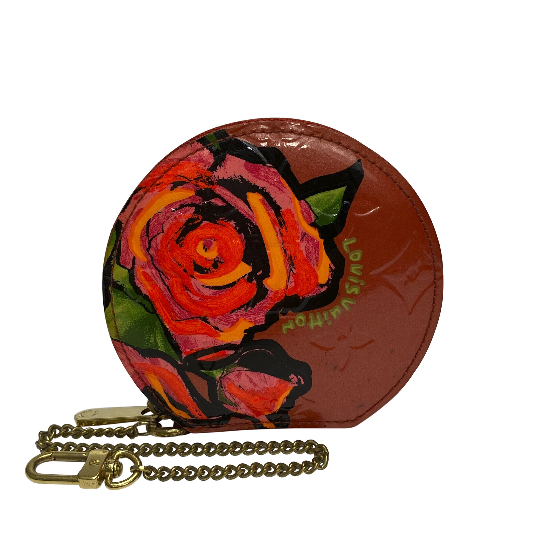 Porta-Moedas Louis Vuitton Verniz Rose