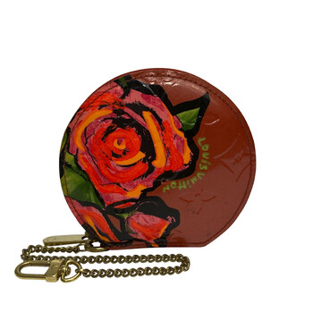 Porta-Moedas Louis Vuitton Verniz Rose