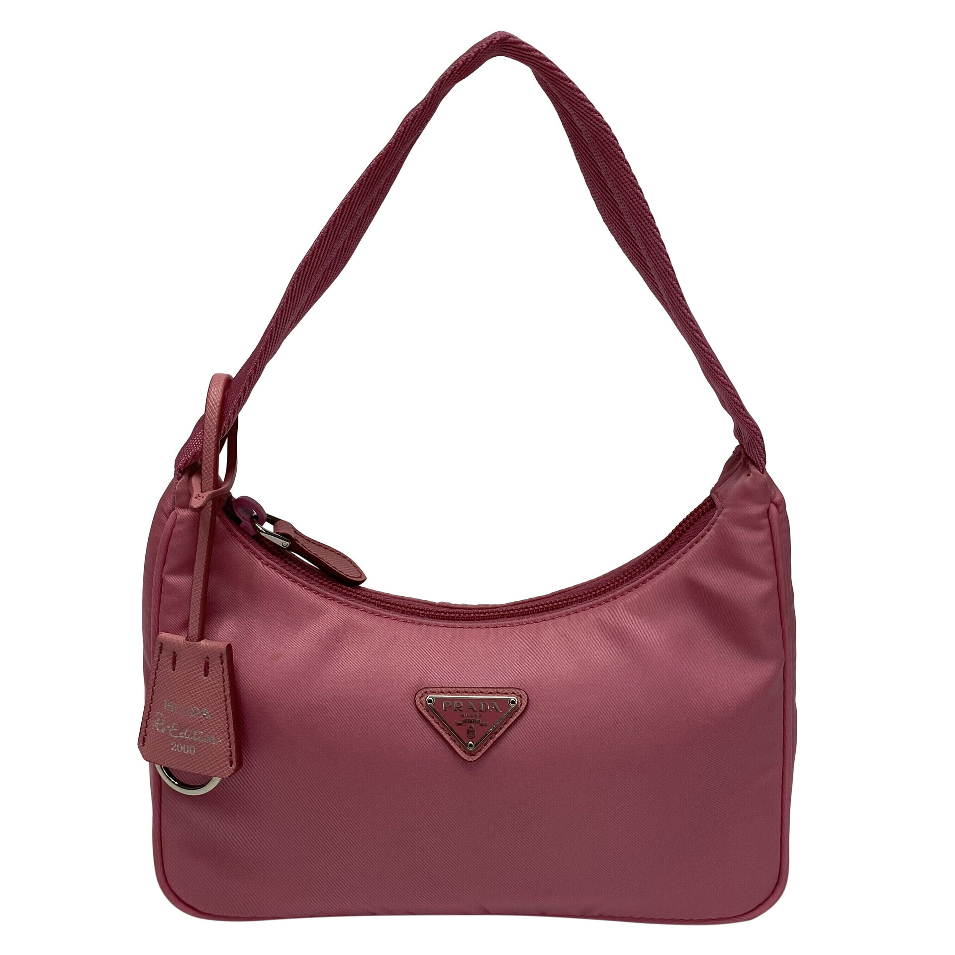 Bolsa Prada Re-Edition Nylon Rosa