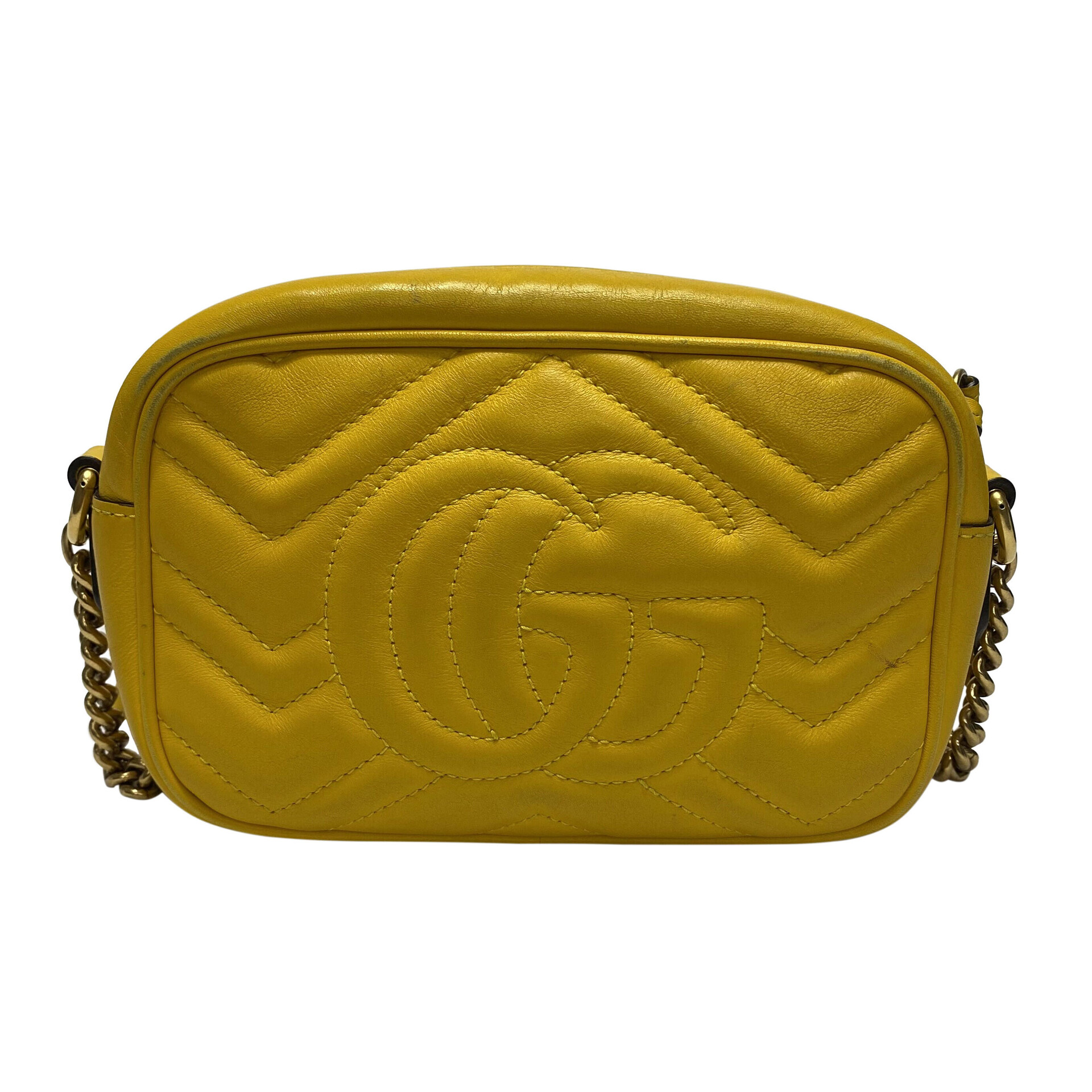 Bolsa Gucci GG Marmont Amarela