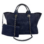 Bolsa Chanel Deauville Azul Marinho