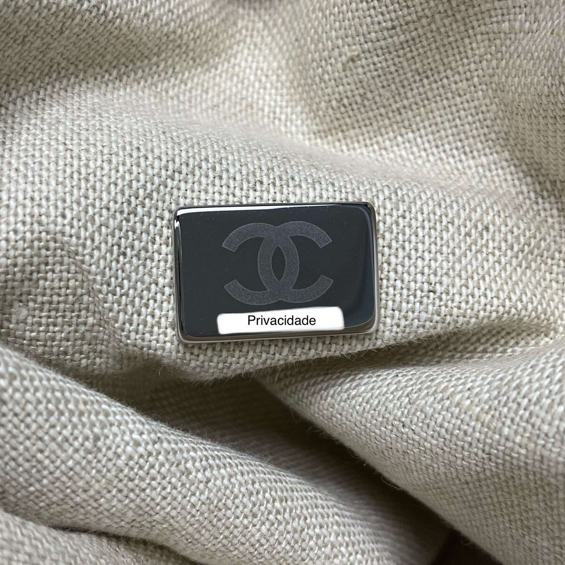 Bolsa Chanel Deauville Azul Marinho