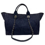 Bolsa Chanel Deauville Azul Marinho