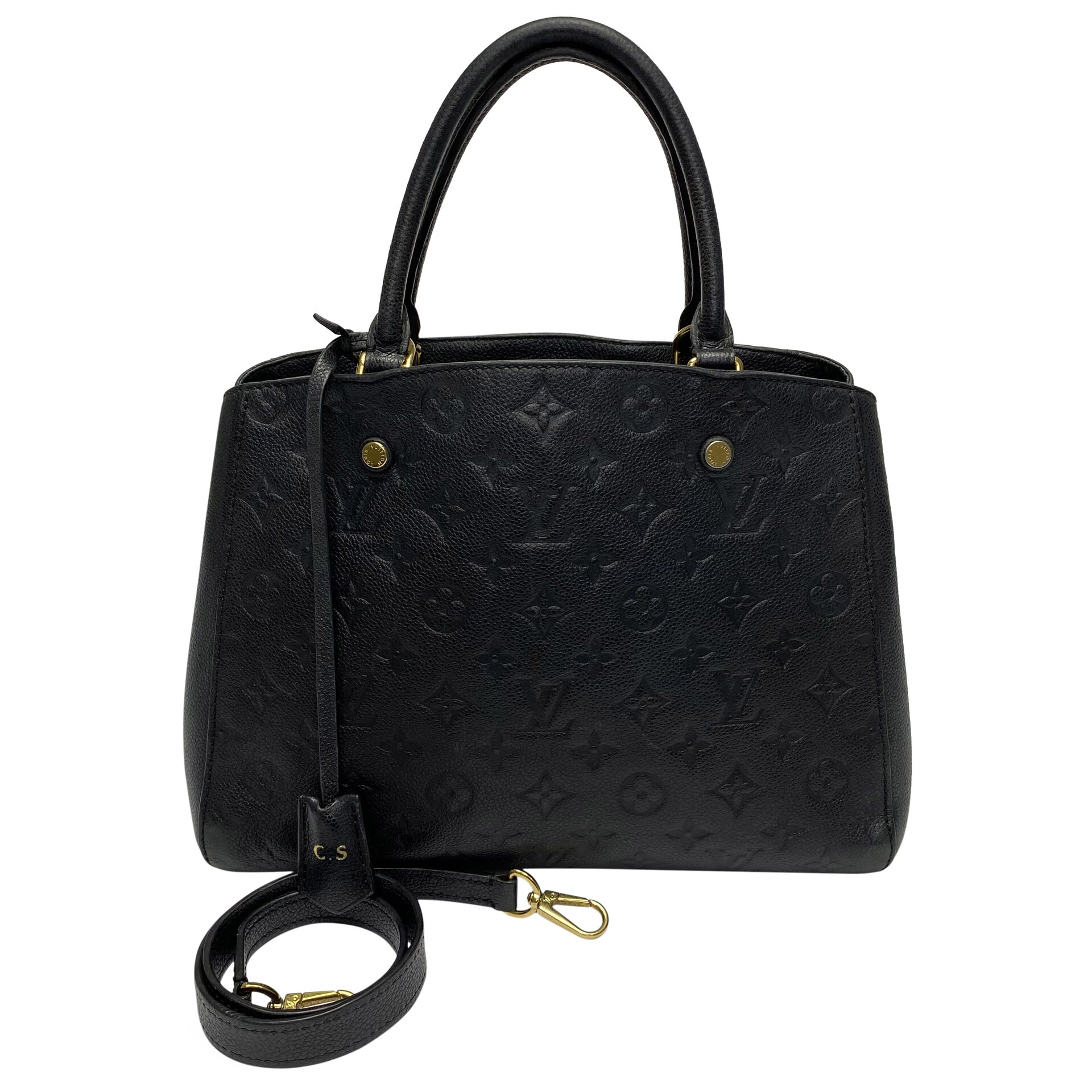 Bolsa Louis Vuitton Montaigne Preta