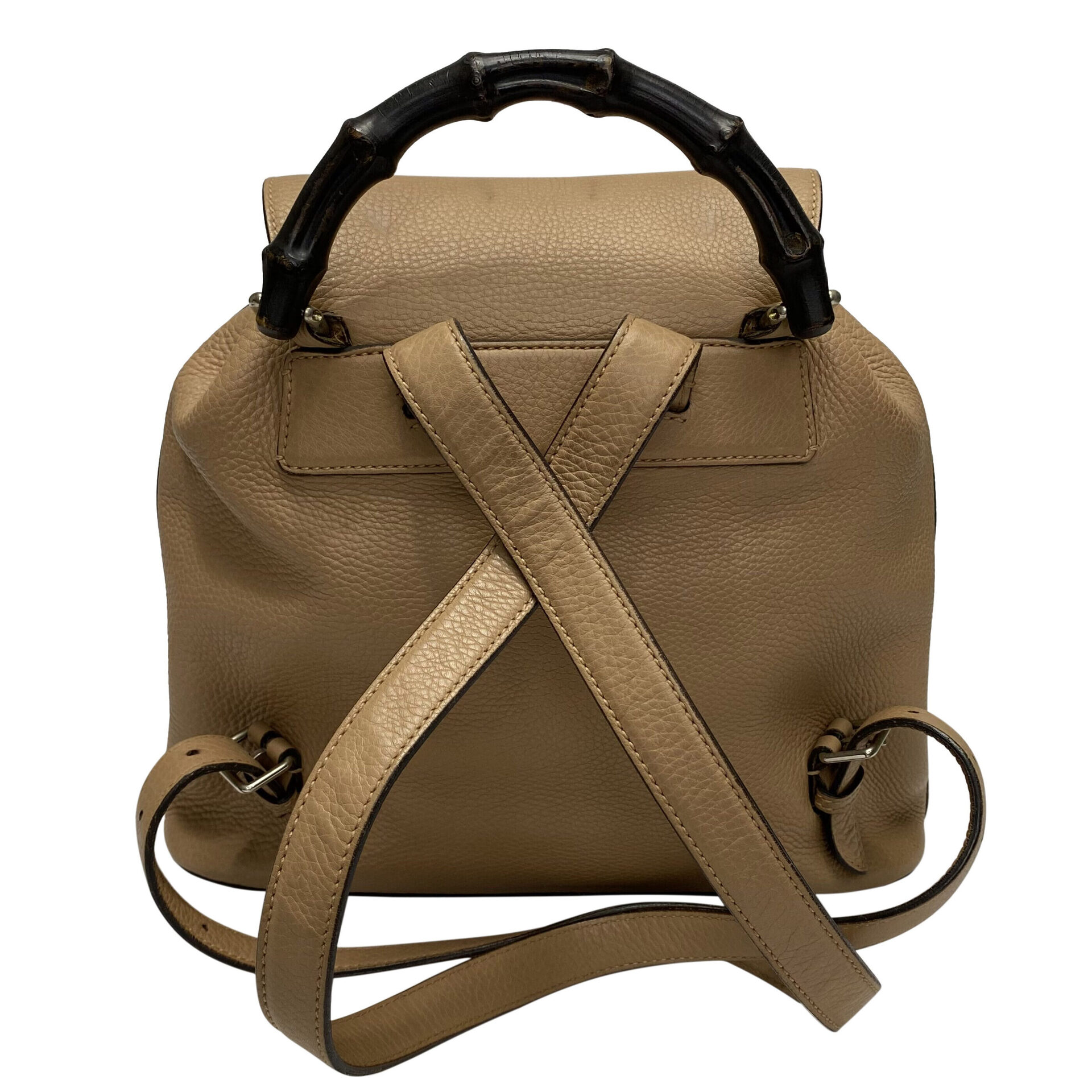 Mochila Gucci Bamboo Bege