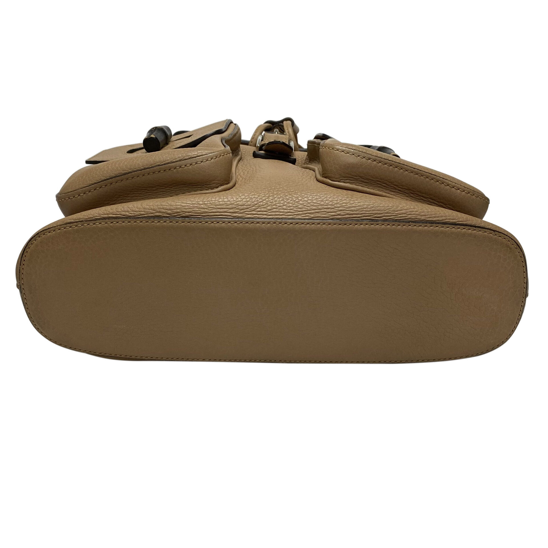 Mochila Gucci Bamboo Bege