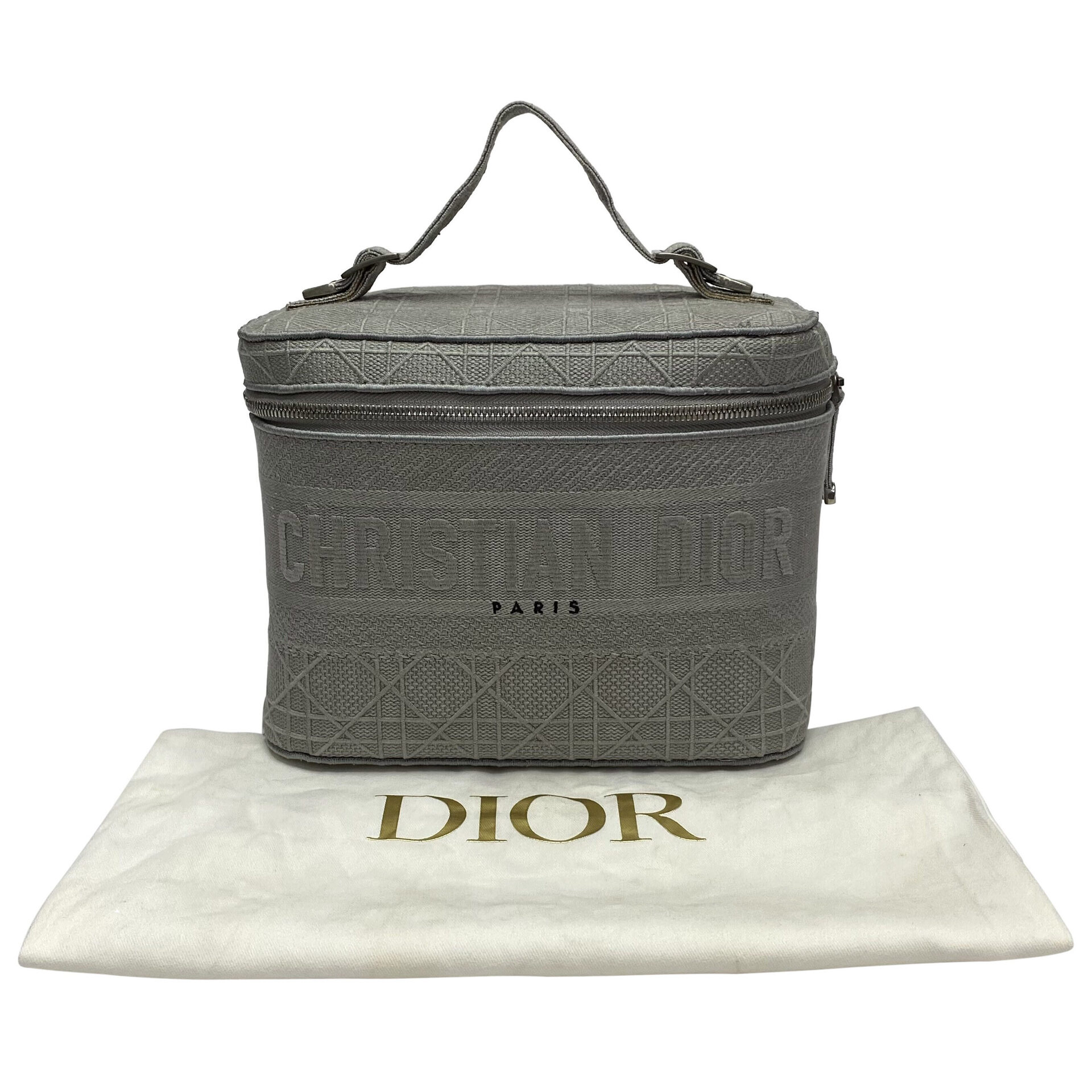 Bolsa de Mão Christian Dior Travel Vanity Cinza