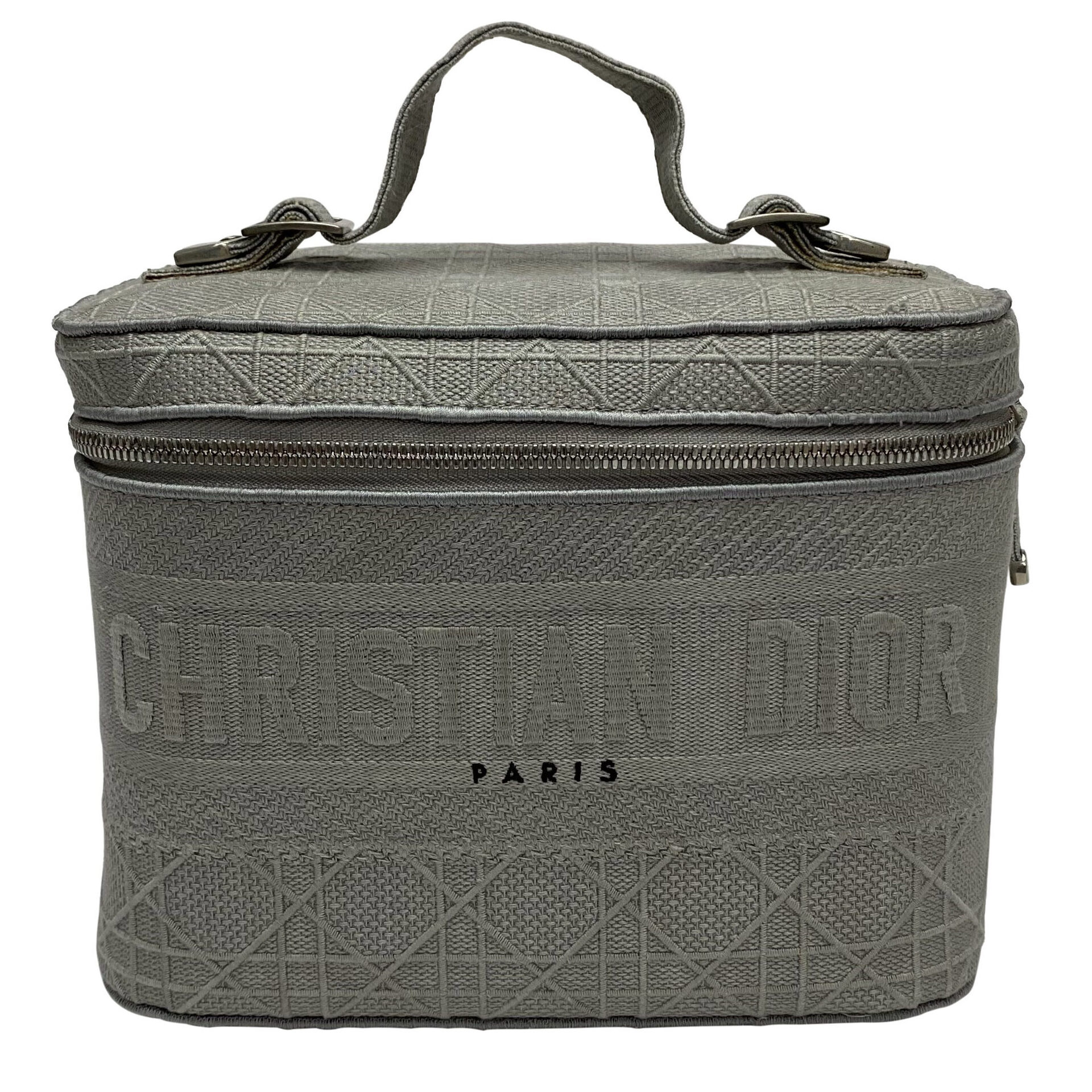 Bolsa de Mão Christian Dior Travel Vanity Cinza