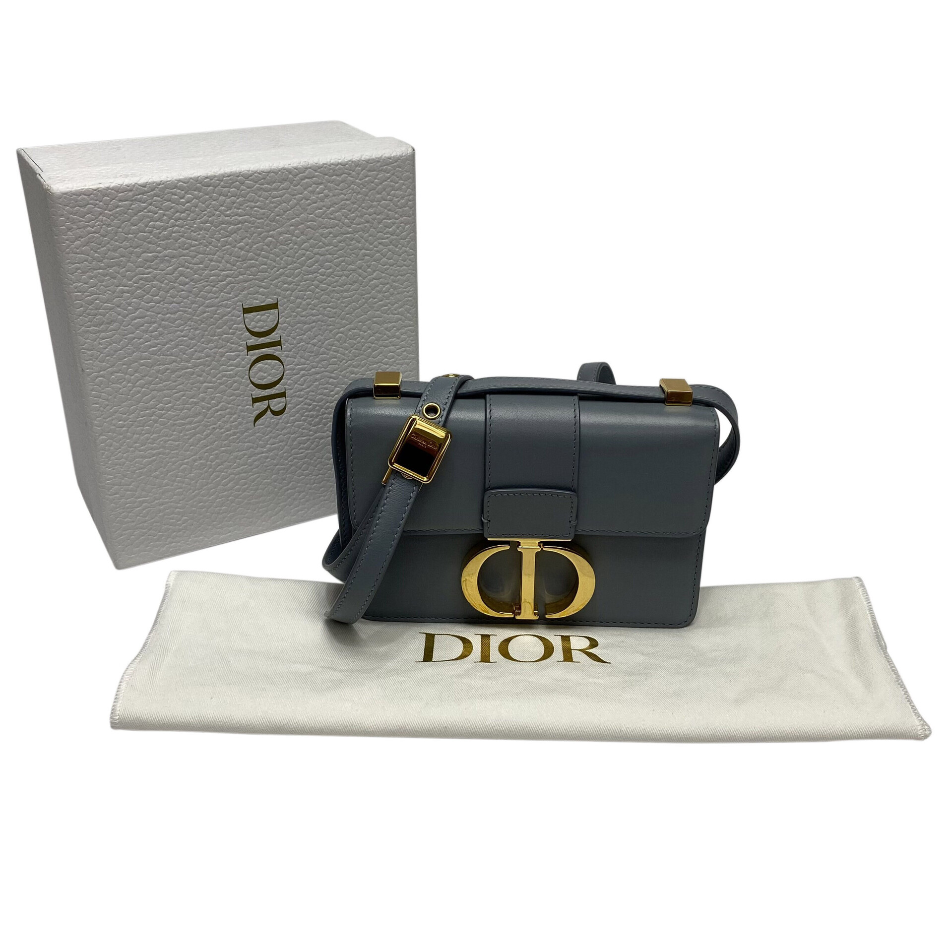 Bolsa Christian Dior 30 Montaigne Mini Azul