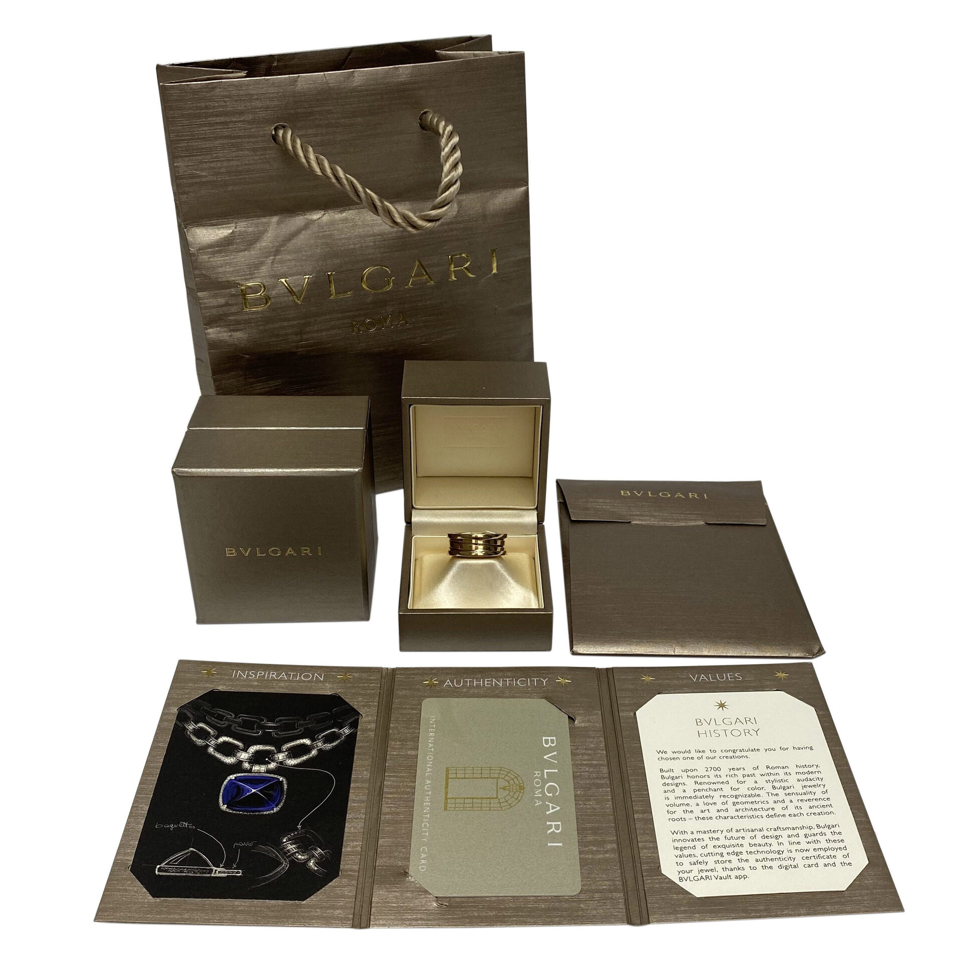 Anel Bvlgari B.Zero 1 Ouro Rose