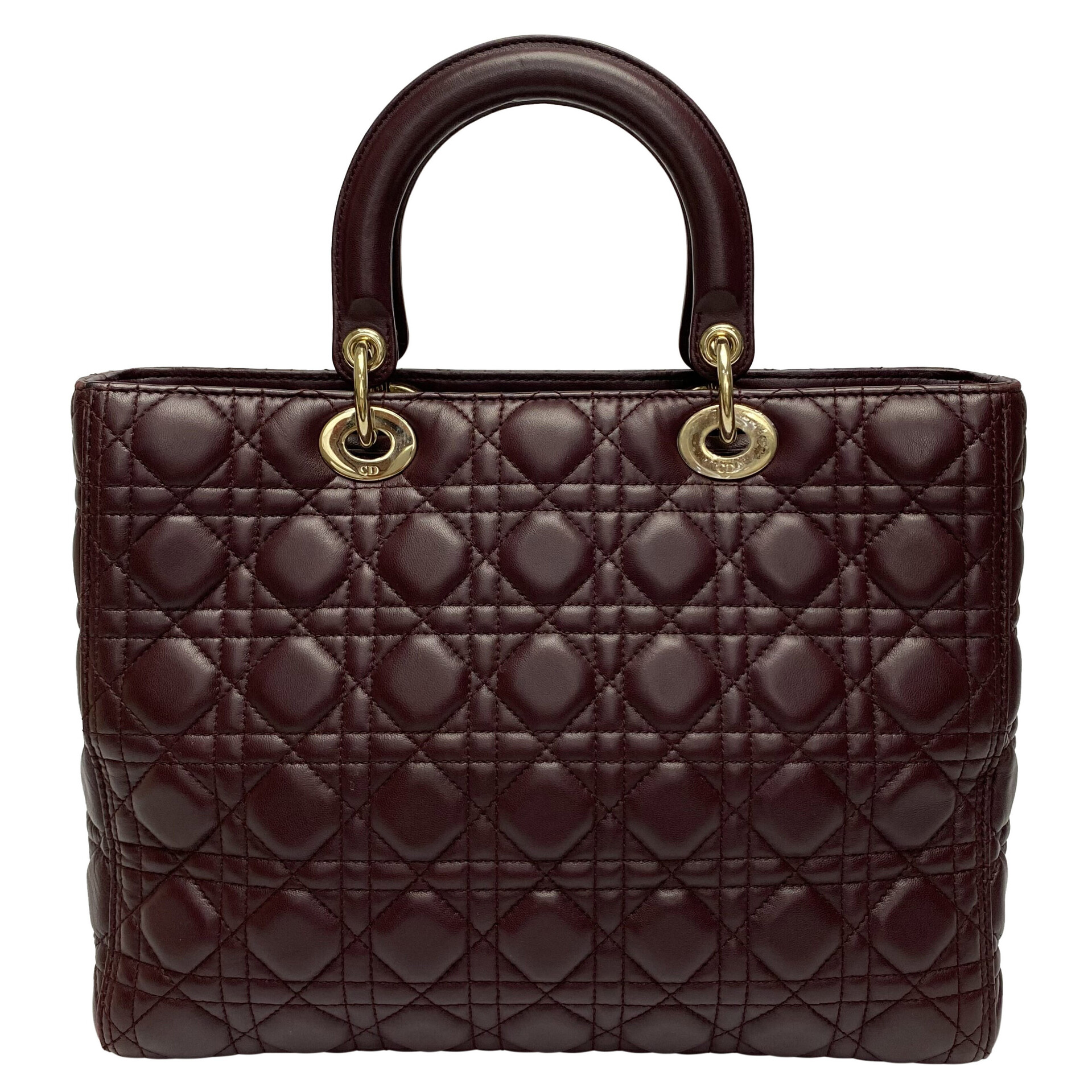 Bolsa Christian Dior Lady Dior Vinho