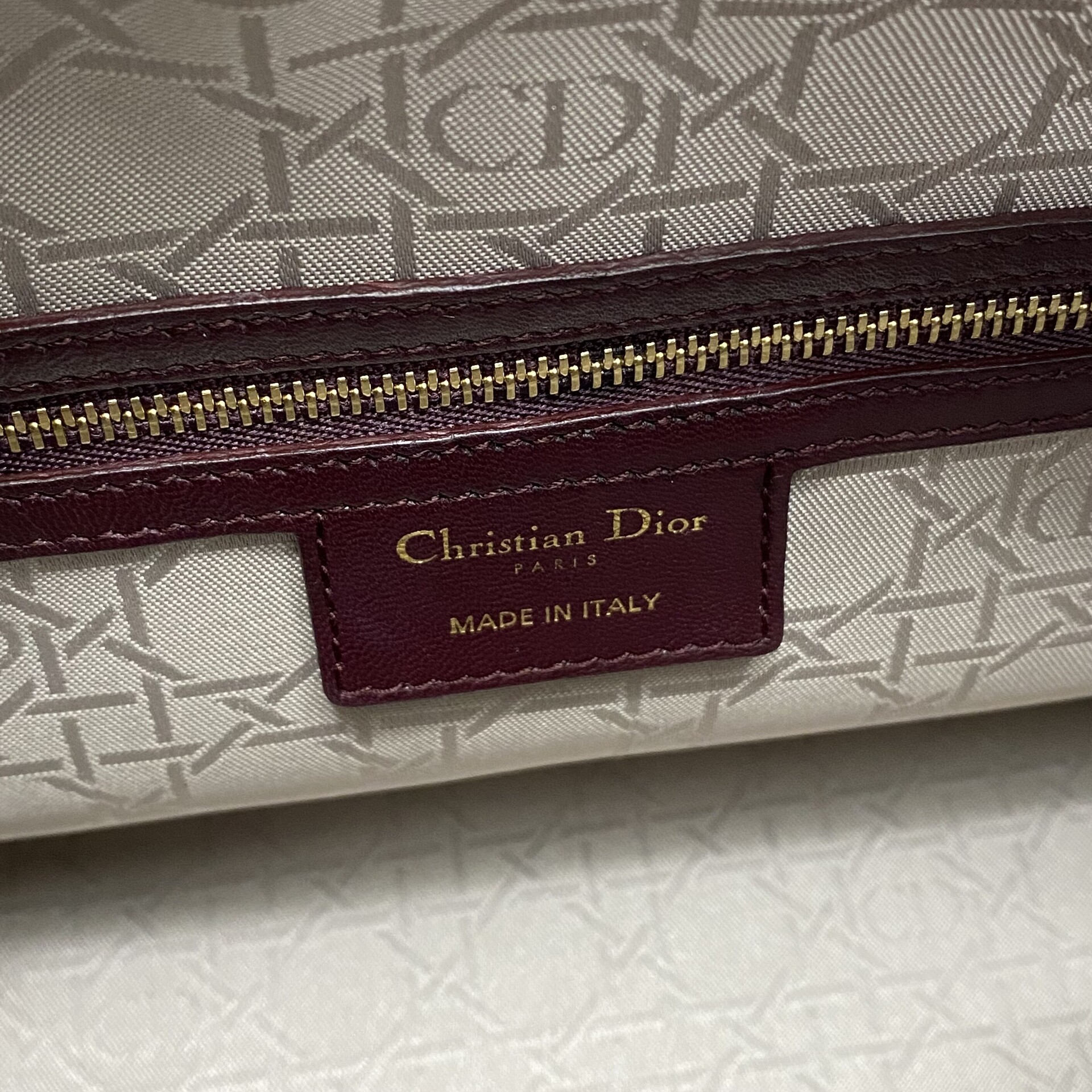 Bolsa Christian Dior Lady Dior Vinho