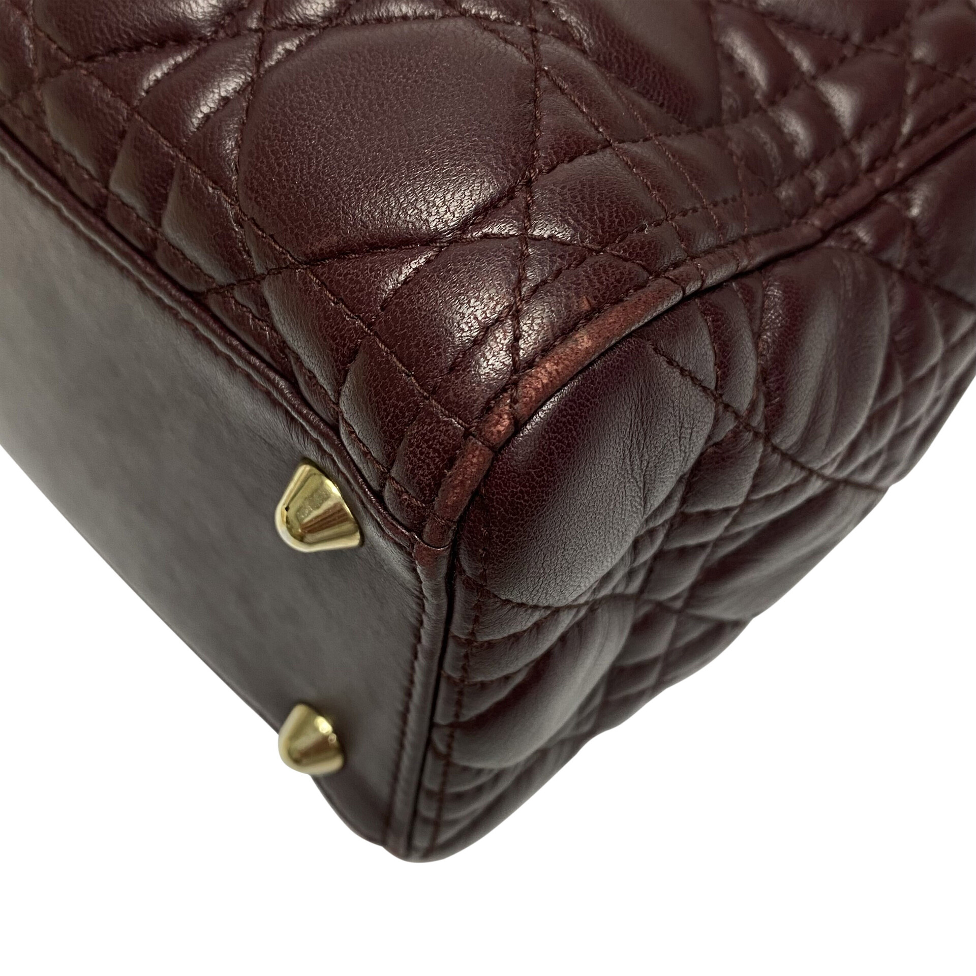 Bolsa Christian Dior Lady Dior Vinho